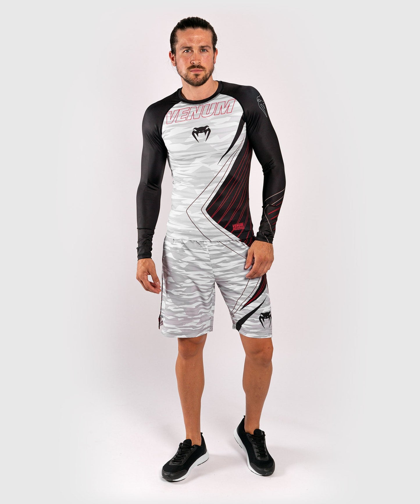 Venum Contender 5.0 Rashguard - Lange Ärmel - White/Camo
