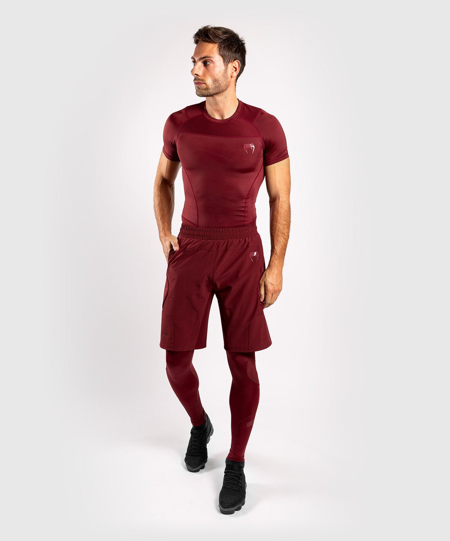 Venum G-Fit Spats - Burgundrot