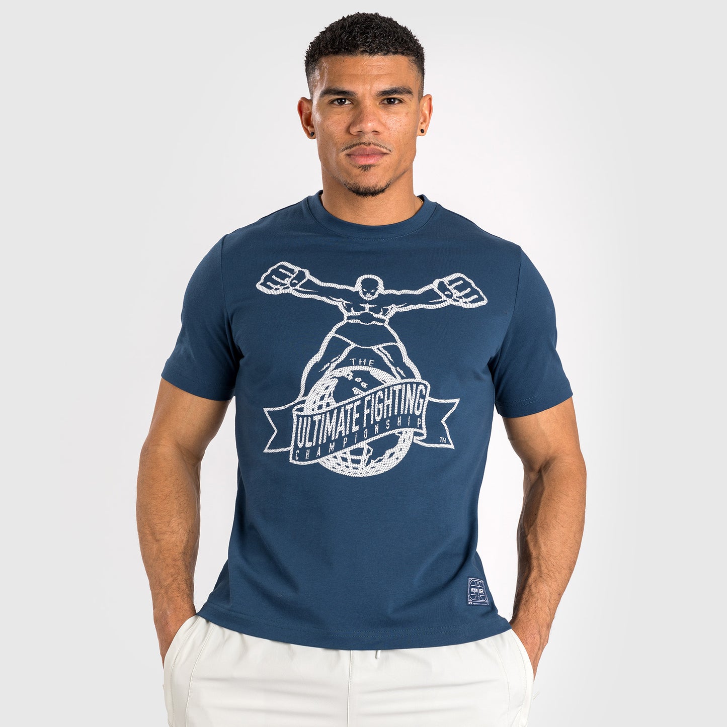 UFC by Venum Ulti-Man T-Shirt - Marineblau/Weiß