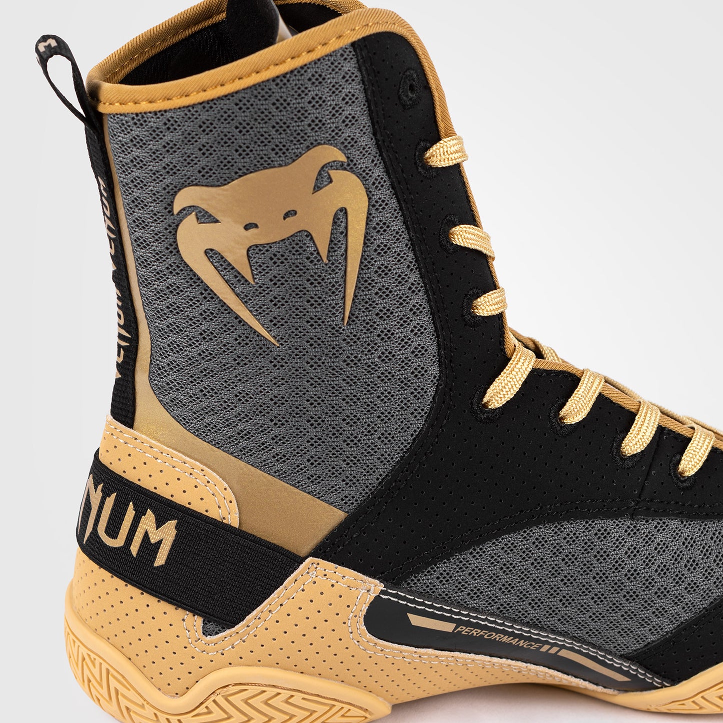 Venum Elite Boxing Schuhe - Schwarz/Beige