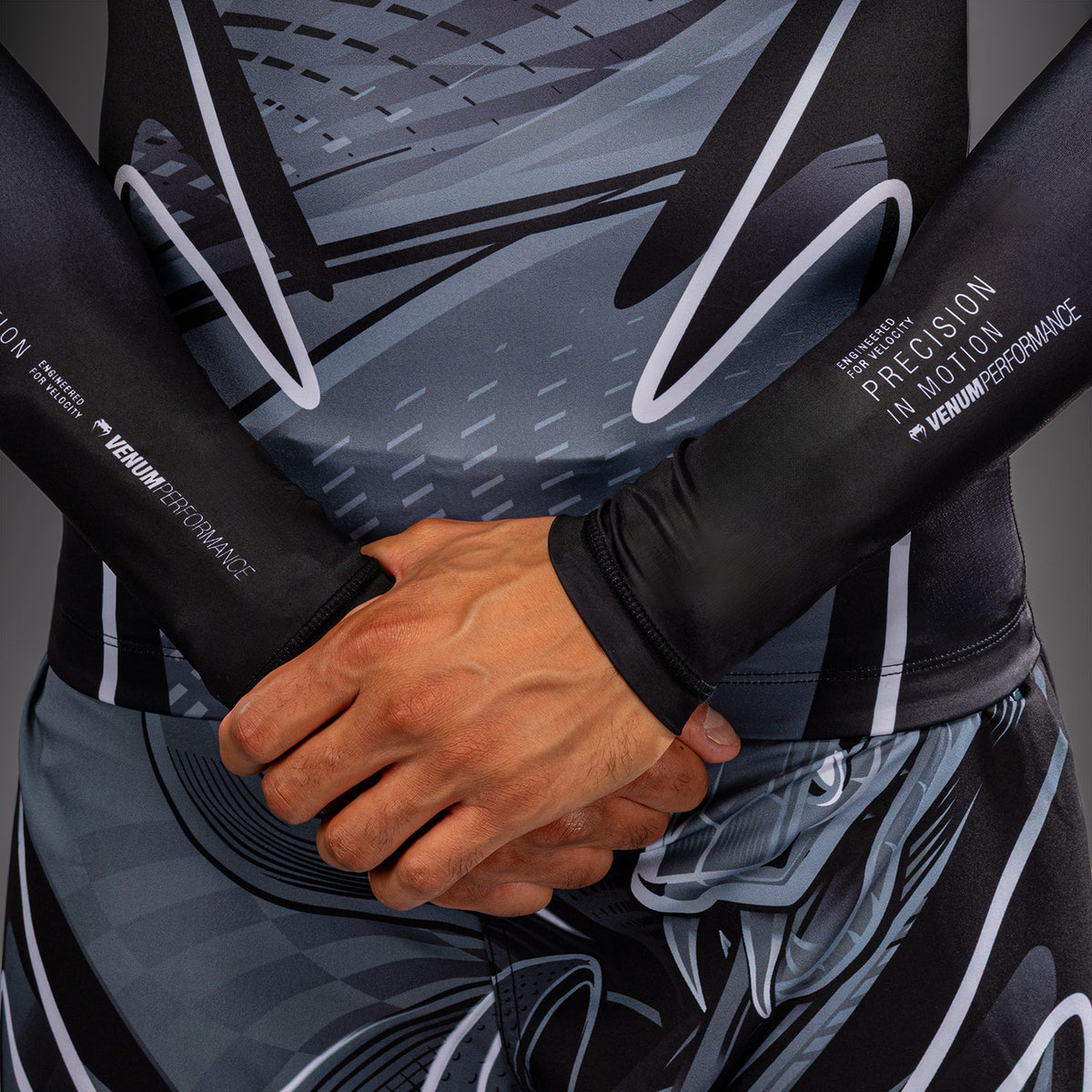 Venum Crimson Viper 2.0 Langarm-Rashguard - Schwarz/Grau