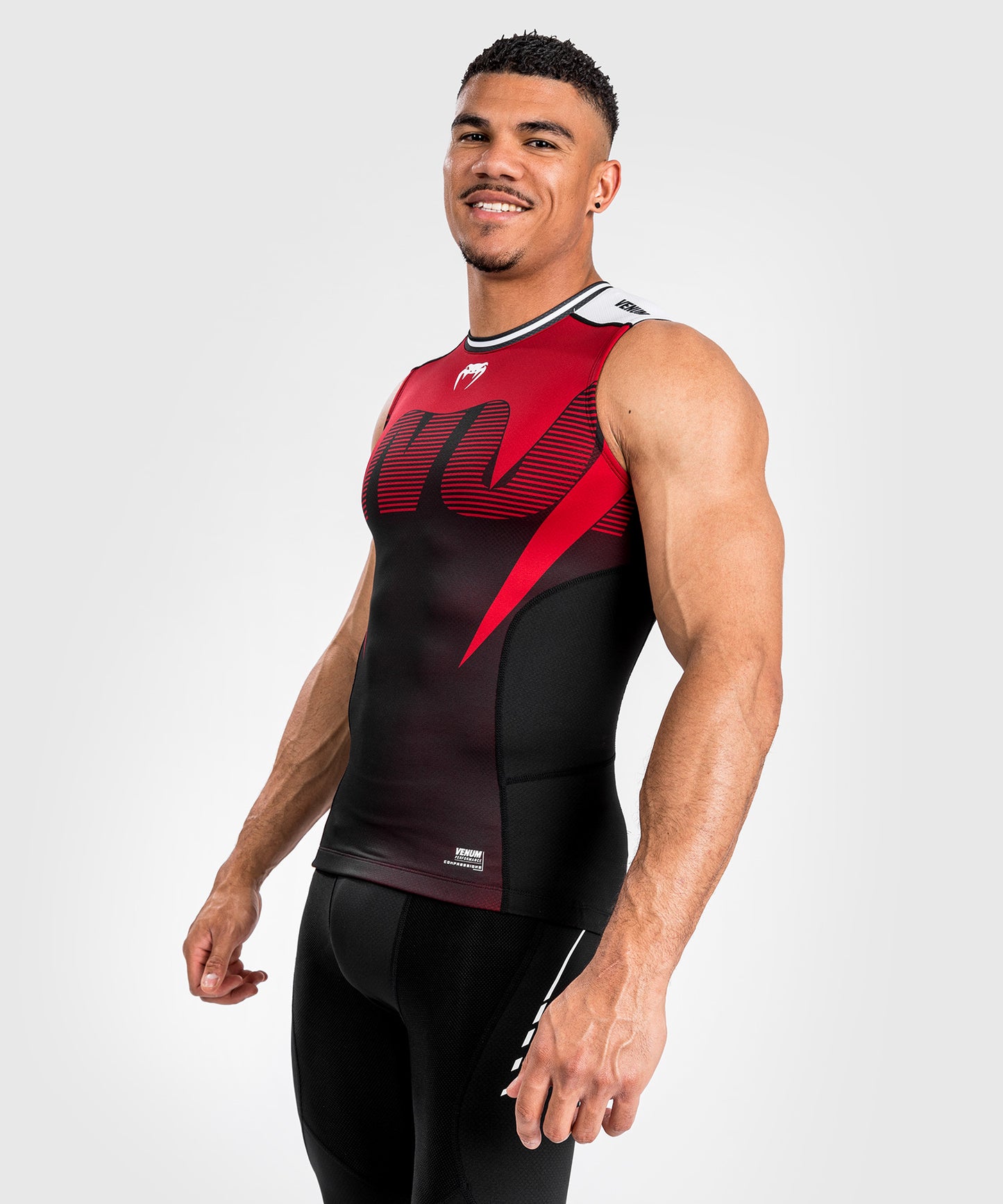 Venum Adrenaline Herren Rashguard Ohne Ärmel - Red