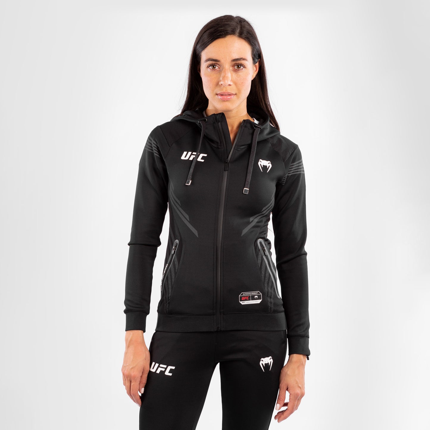 UFC Venum Authentic Fight Night Damen Walkout Hoodie - Schwarz