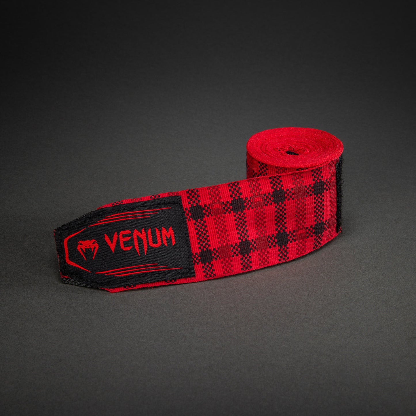 Venum Kontact Evo Tartan Boxing Bandagen - Fury Rot