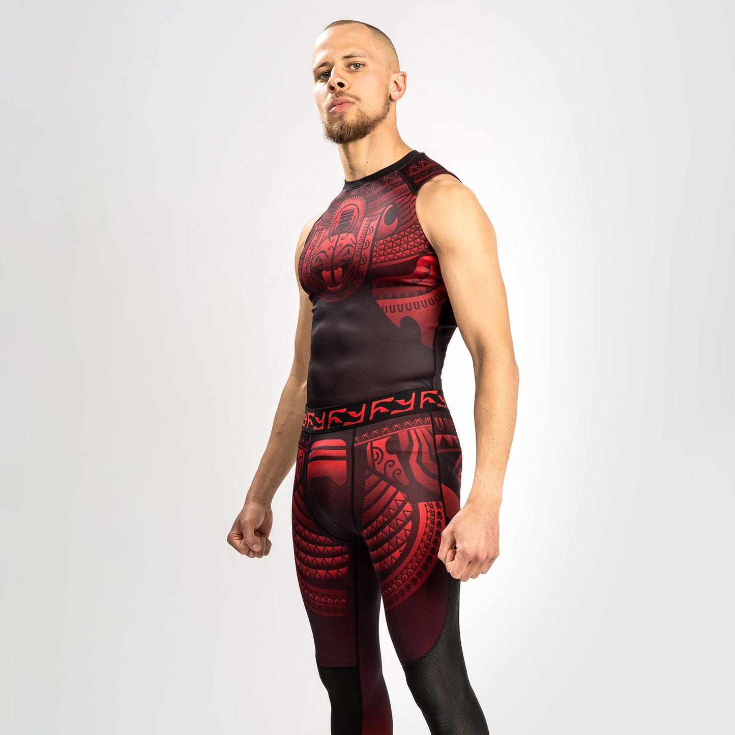 Venum Nakahi Rashguard Ärmellos - Schwarz/Rot