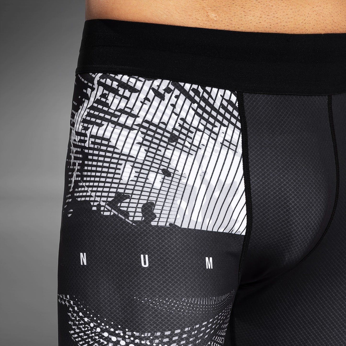 Venum Gorilla Jungle Kompressionshose - Schwarz/Weiß