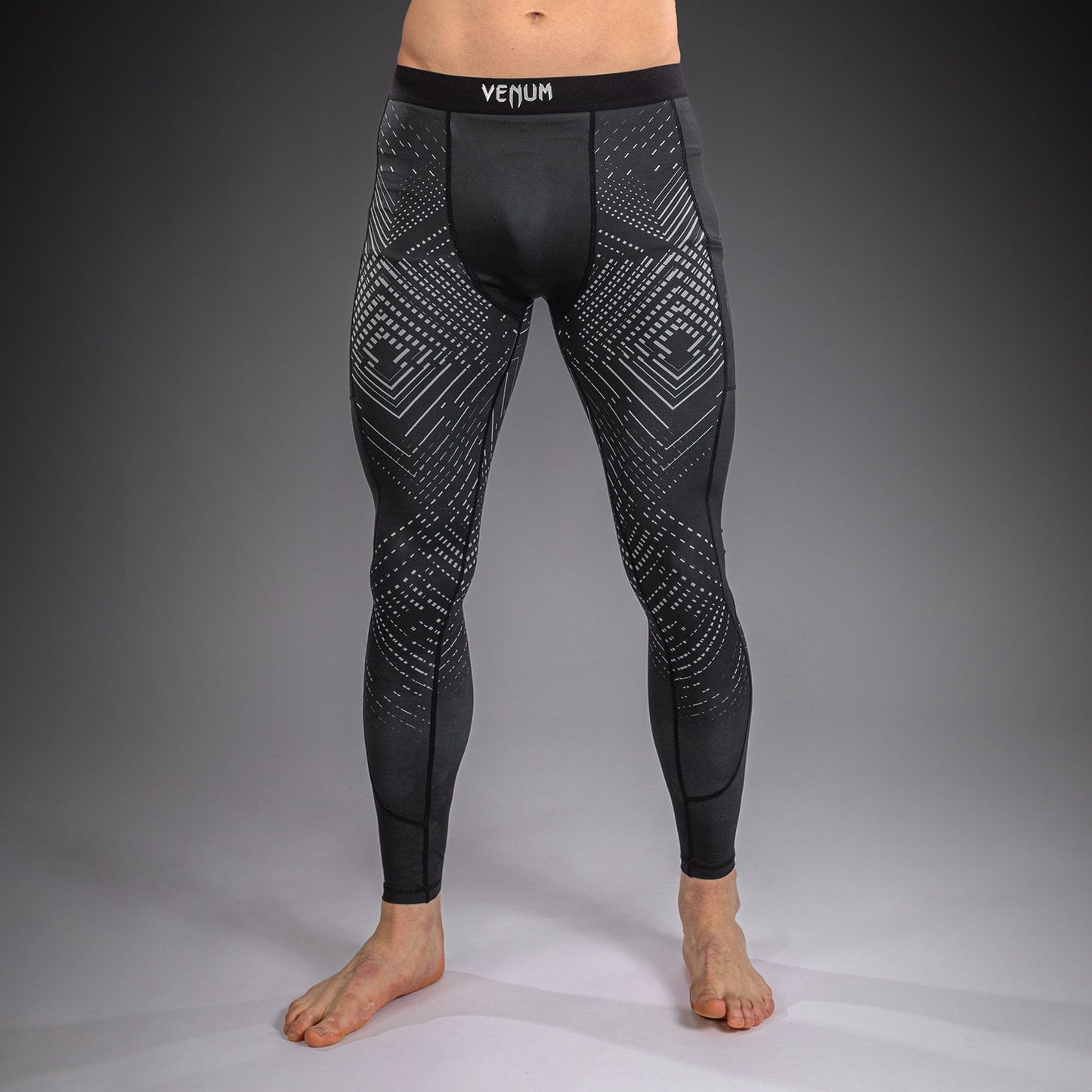 Venum Midnight Fury Spats – Mitternachtsblau/Grau/Silber