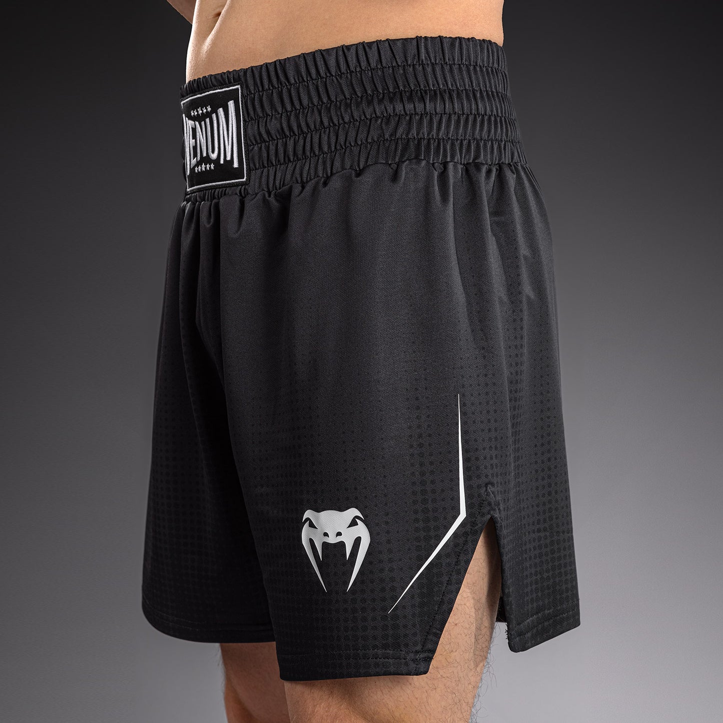 Venum Stealth Boxshorts – Schwarz/Weiß