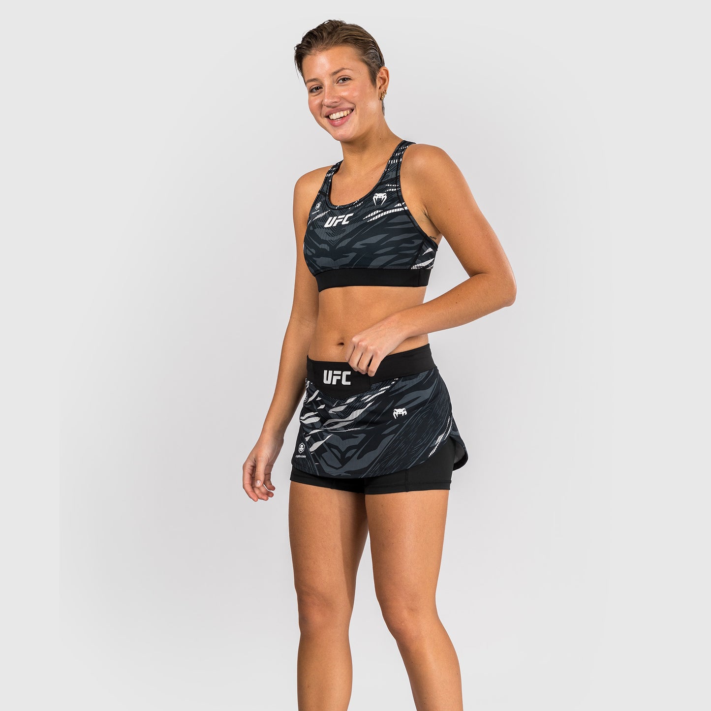 UFC Fusion by Venum Authentic Fight Night Damen-Skort - Schwarz