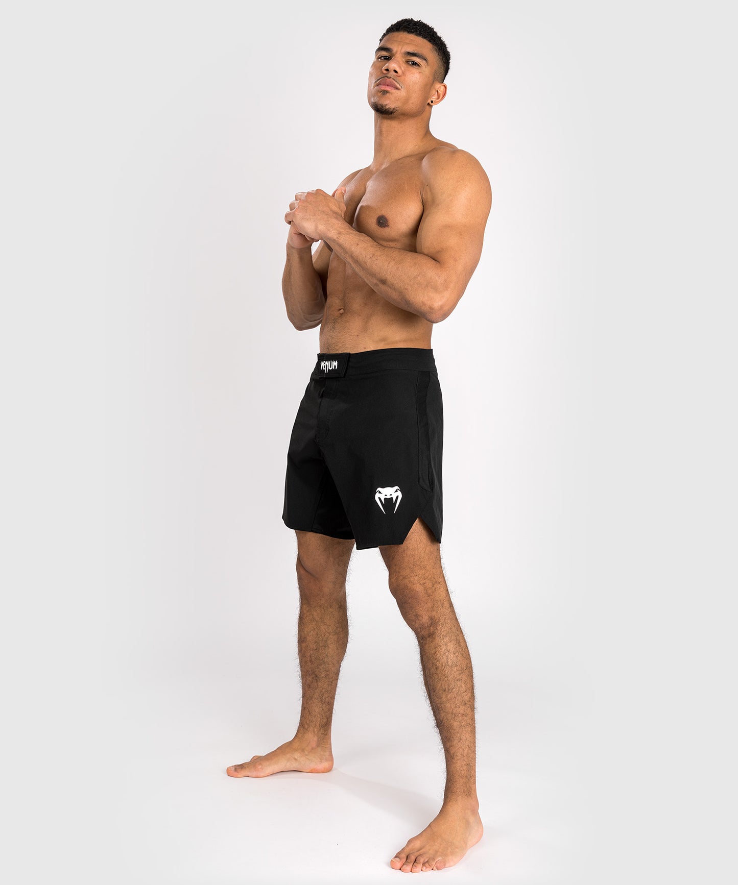 Venum Contender Fight Shorts für Männer - Schwarz/Weiß