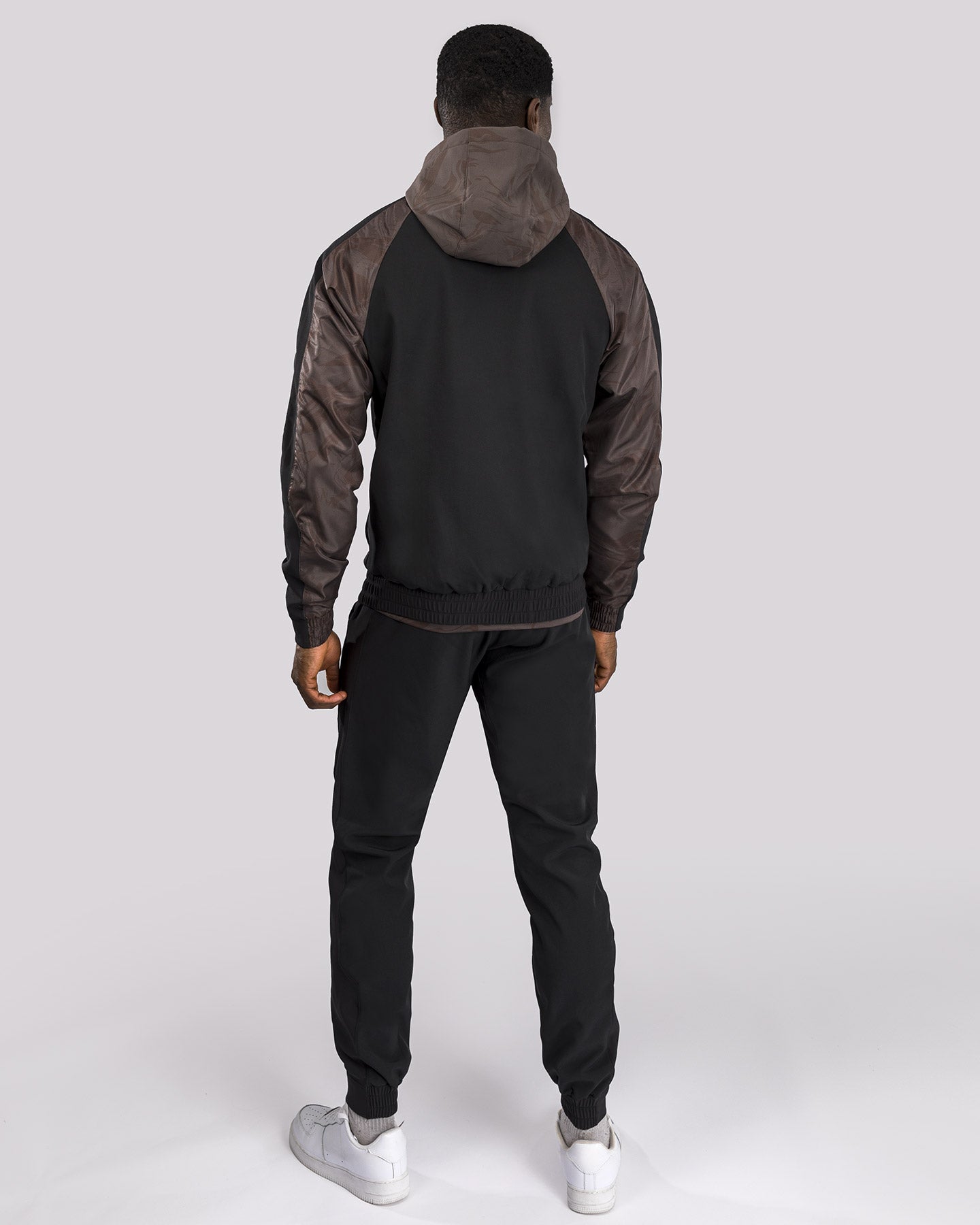 UFC Fusion by Venum Fight Week Herren Zip Hoodie - Erdiges Braun