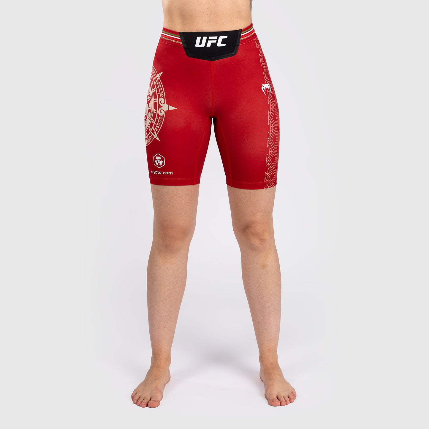 Noche UFC by Venum  Authentic Fight Night Frauen Vale Tudo Shorts - Lange Passform - Rot