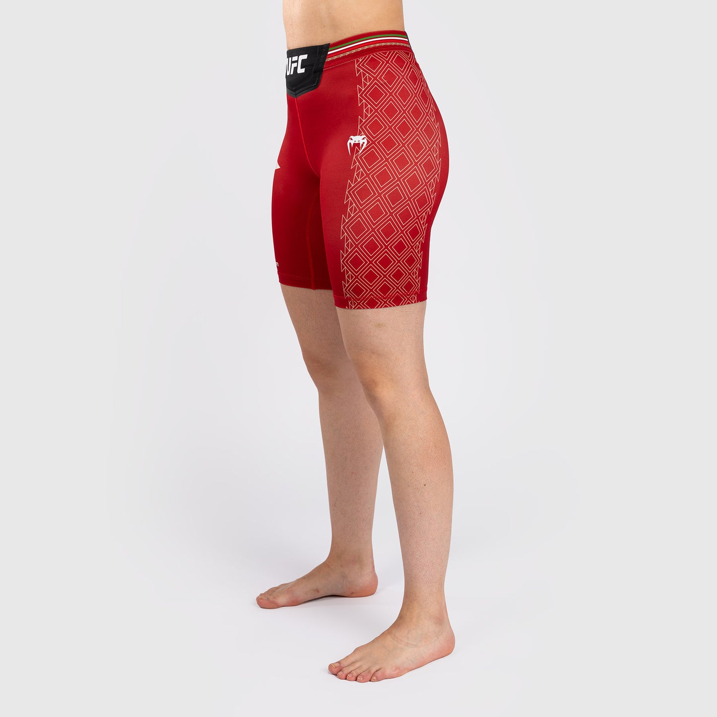 Noche UFC by Venum  Authentic Fight Night Frauen Vale Tudo Shorts - Lange Passform - Rot