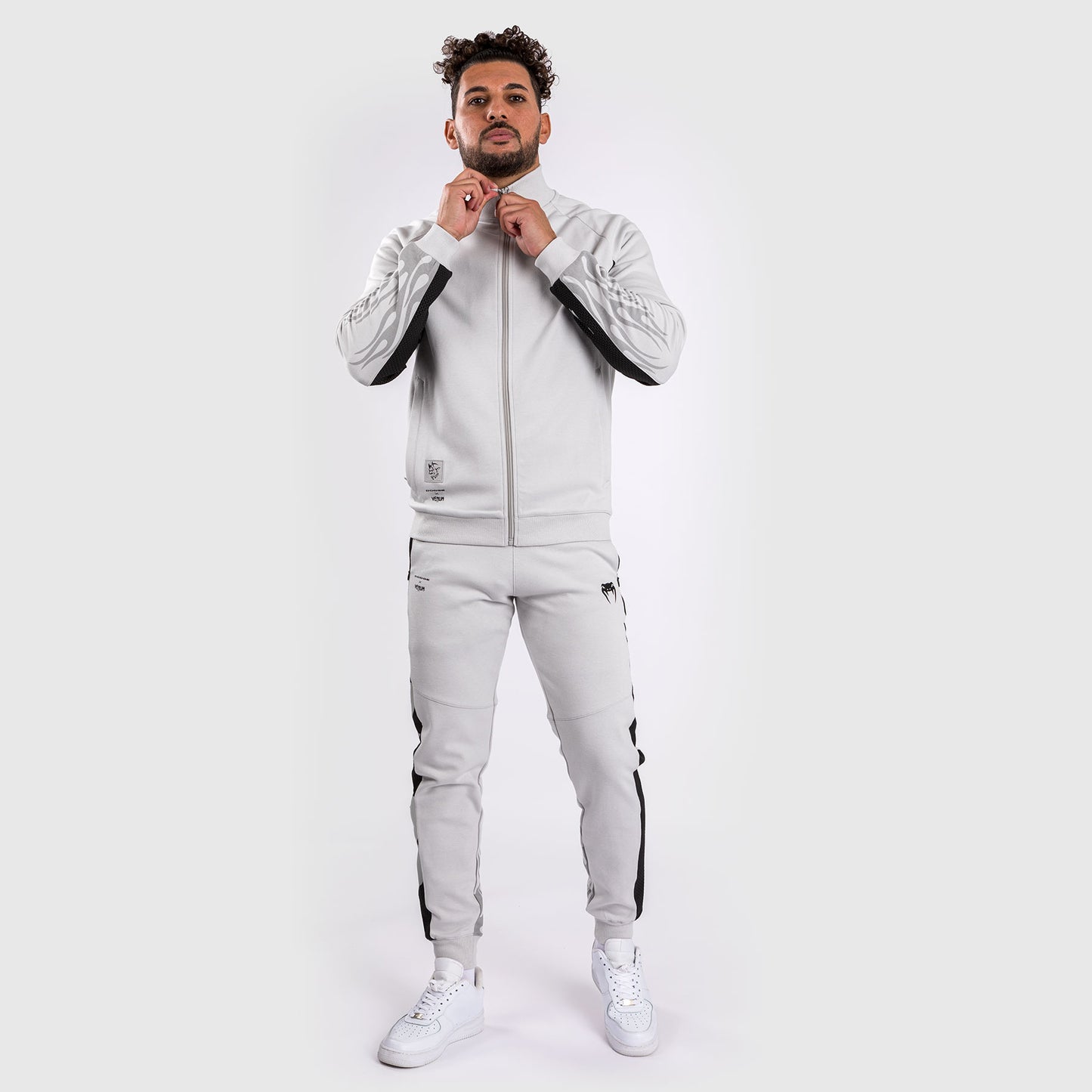 Venum x Dodge Demon 170 Herren-Jacke mit durchgehendem Reißverschluss - Grau