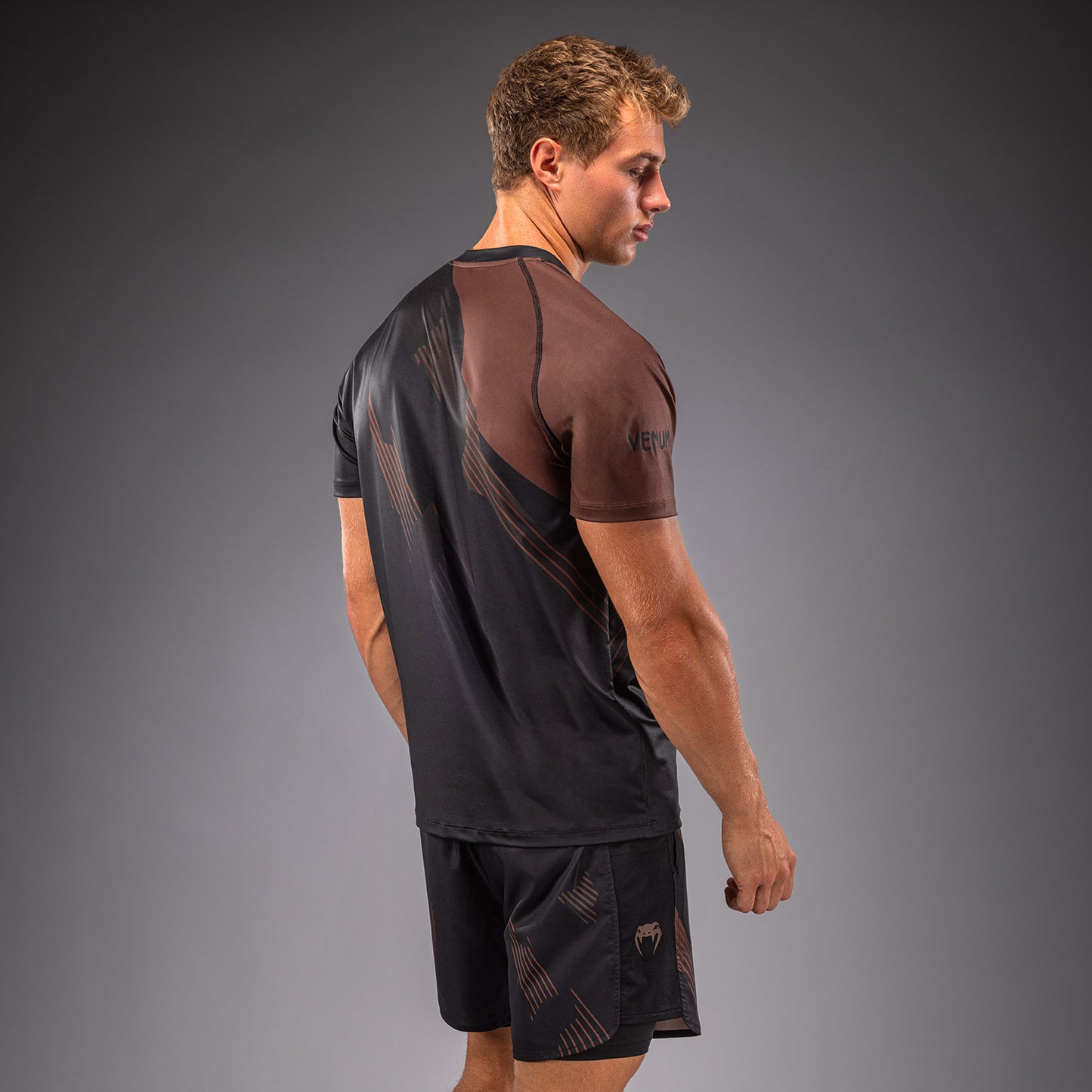 Venum No-Gi 6.0 Dry-Tech T-Shirt Schwarz/Braun
