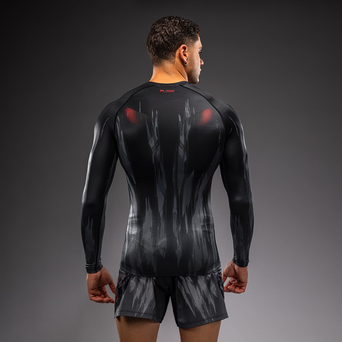 Venum Demon Langarm Rashguard - Schwarz/Grau