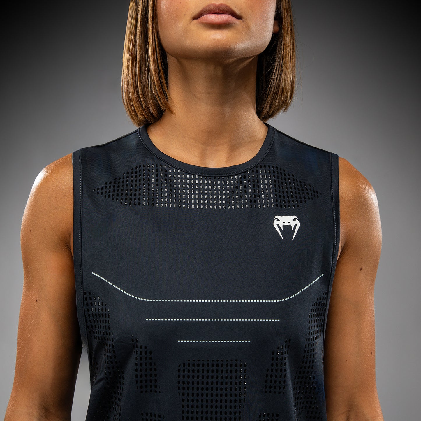 Venum Technical 3.0 Damen Dry Tech Tank Top - Grigio tempesta