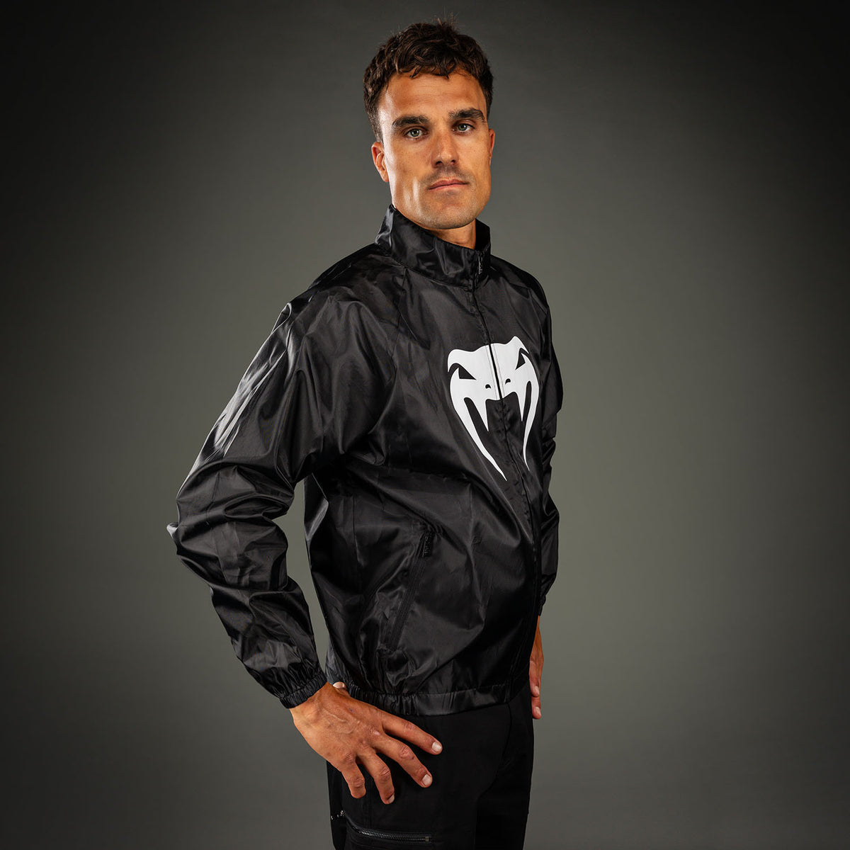 Venum MX Basics Trainingsjacke - Schwarz/Weiß