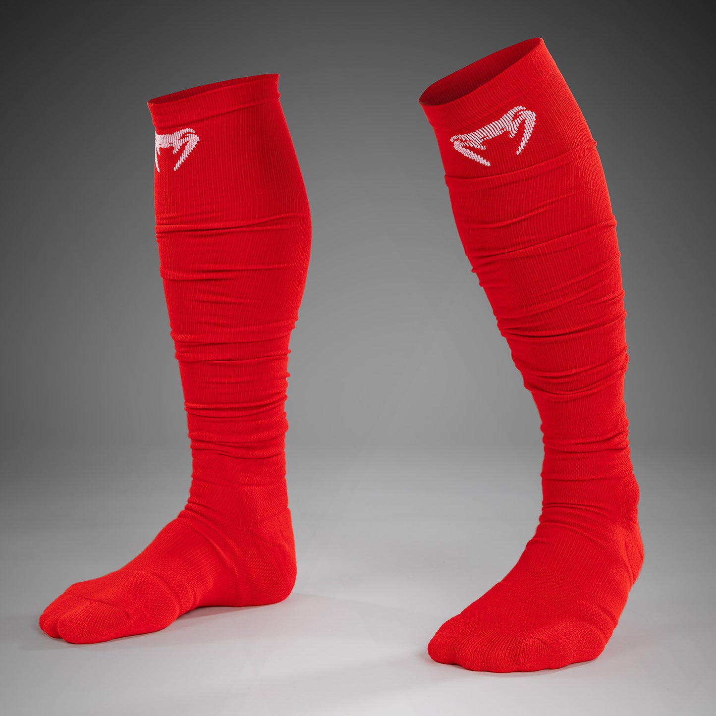 Venum Elite Performance Lange Socken - Rot/Weiß