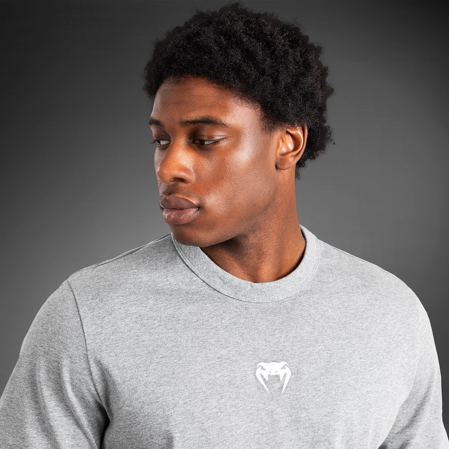 Venum Vortex XL Herren T-Shirt - Hellgrau Meliert
