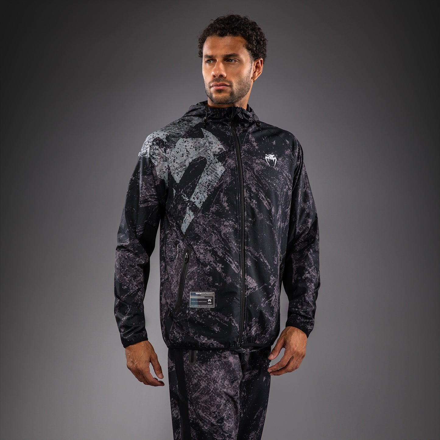 Venum Rage & Workout Trainingsjacke - Schwarz/Grau