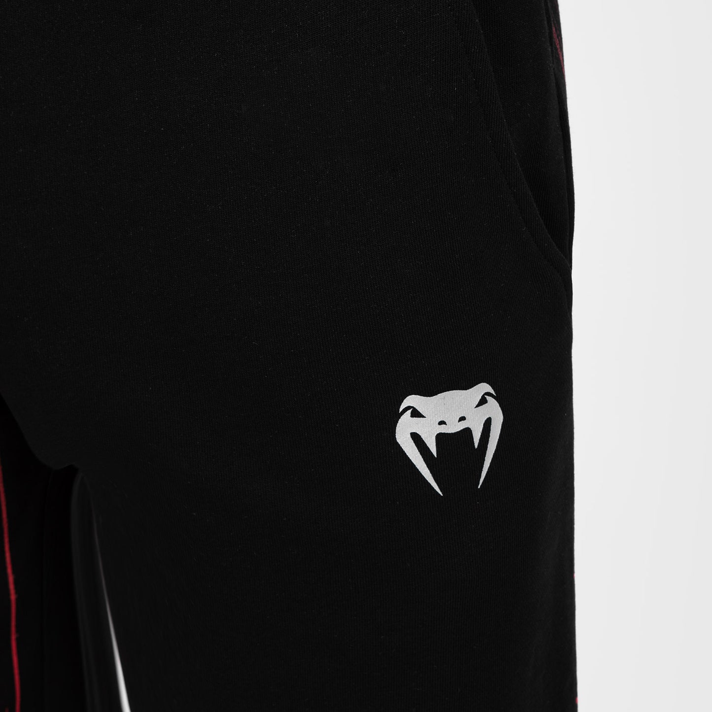 UFC Venum Performance Institute 2.0 Baumwoll-Short für Männer - Schwarz/Rot