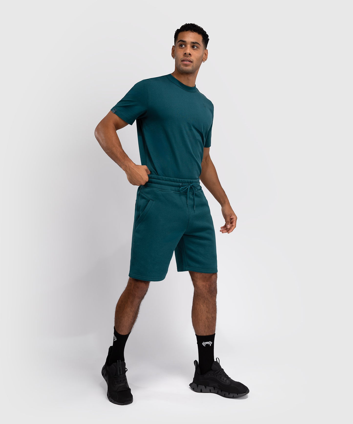 Venum Silent Power Baumwollshorts - Pfauengrün
