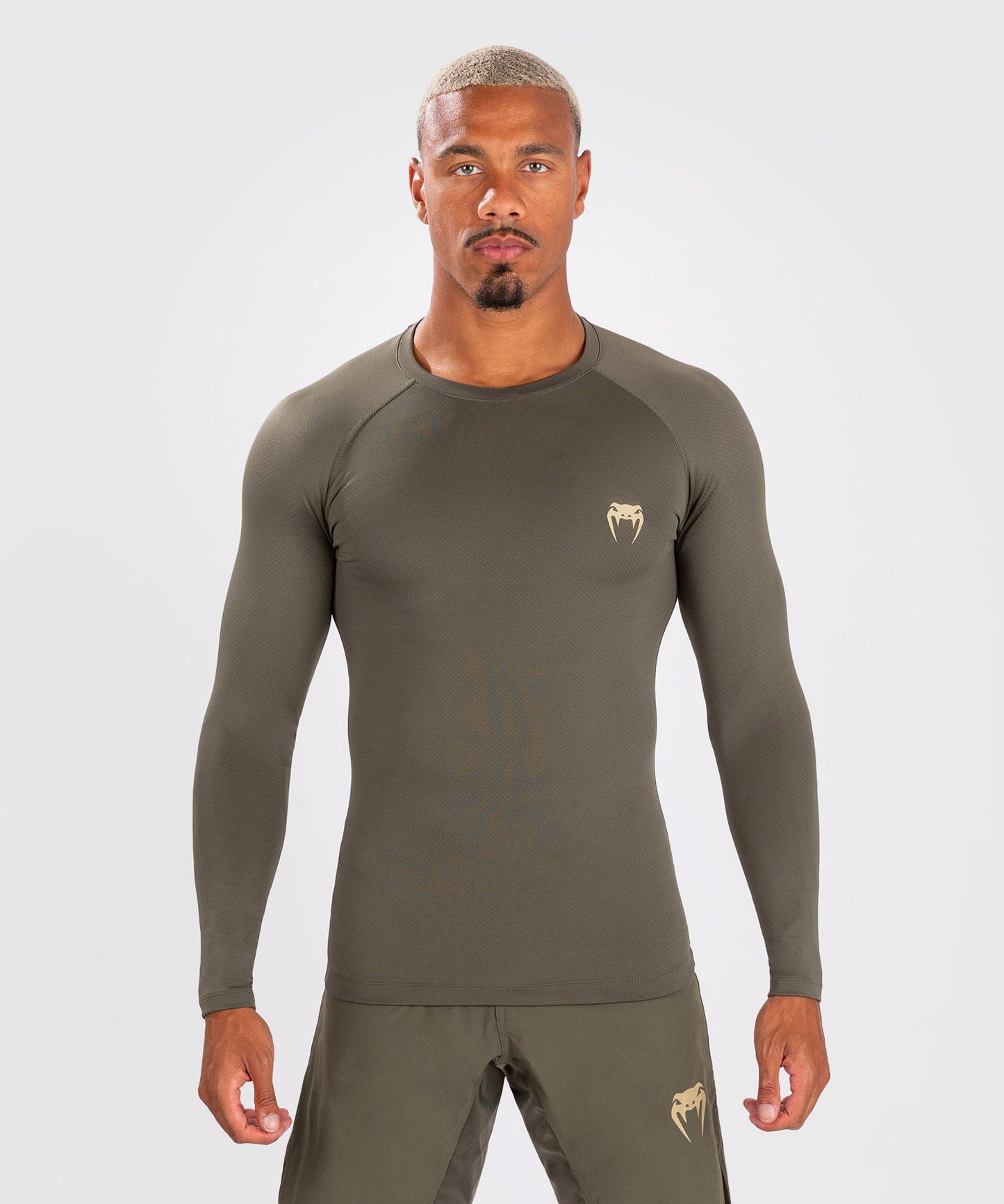 Venum Contender Herren Langärmeliger Rashguard - Khaki