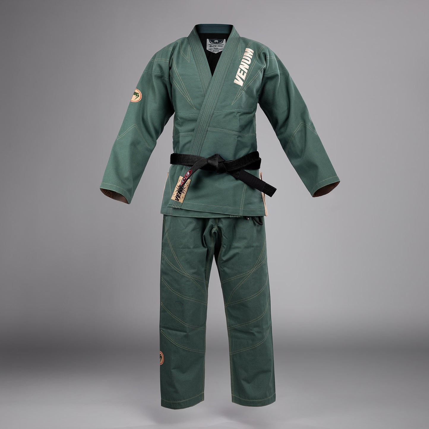 Venum Elite 5.0 Brazilian Jiu Jitsu Gi (450 gsm) - Waldgrün