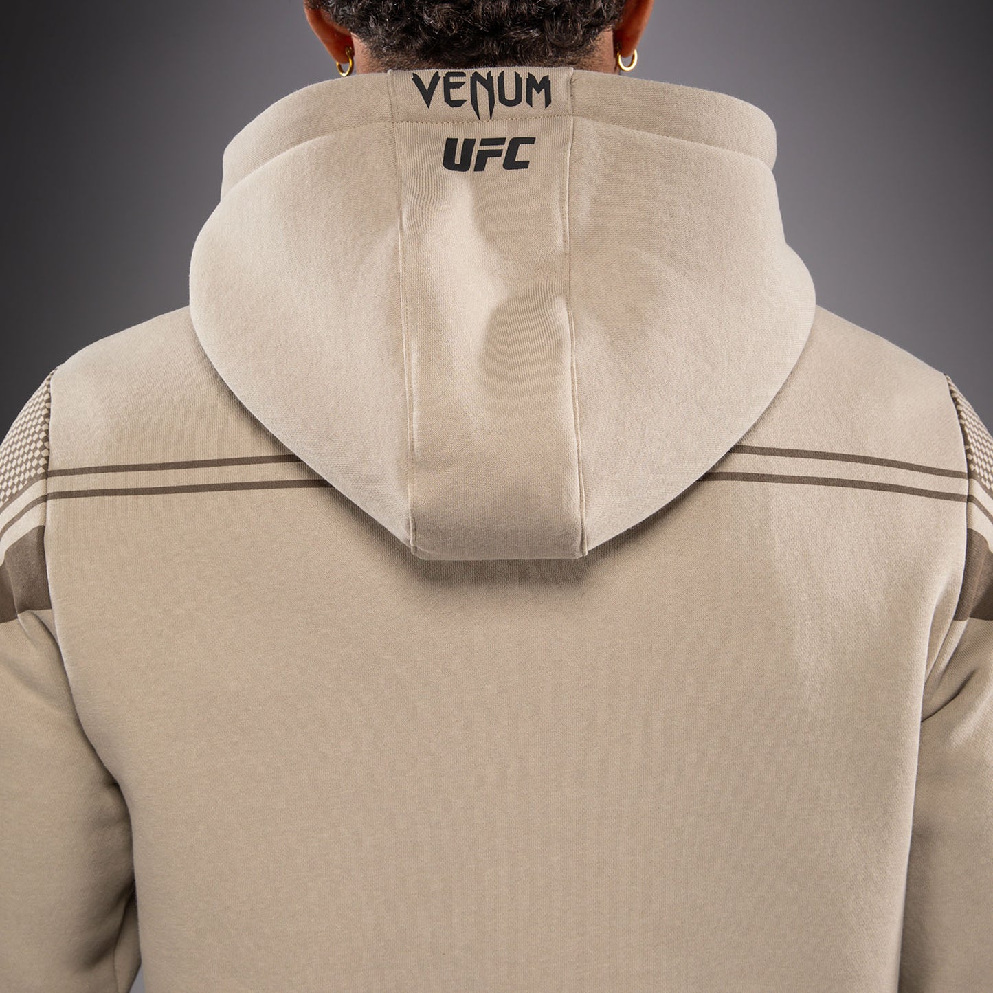 Venum UFC Unity by Venum Authentic Fight Week Herren-Kapuzenpullover - Sand