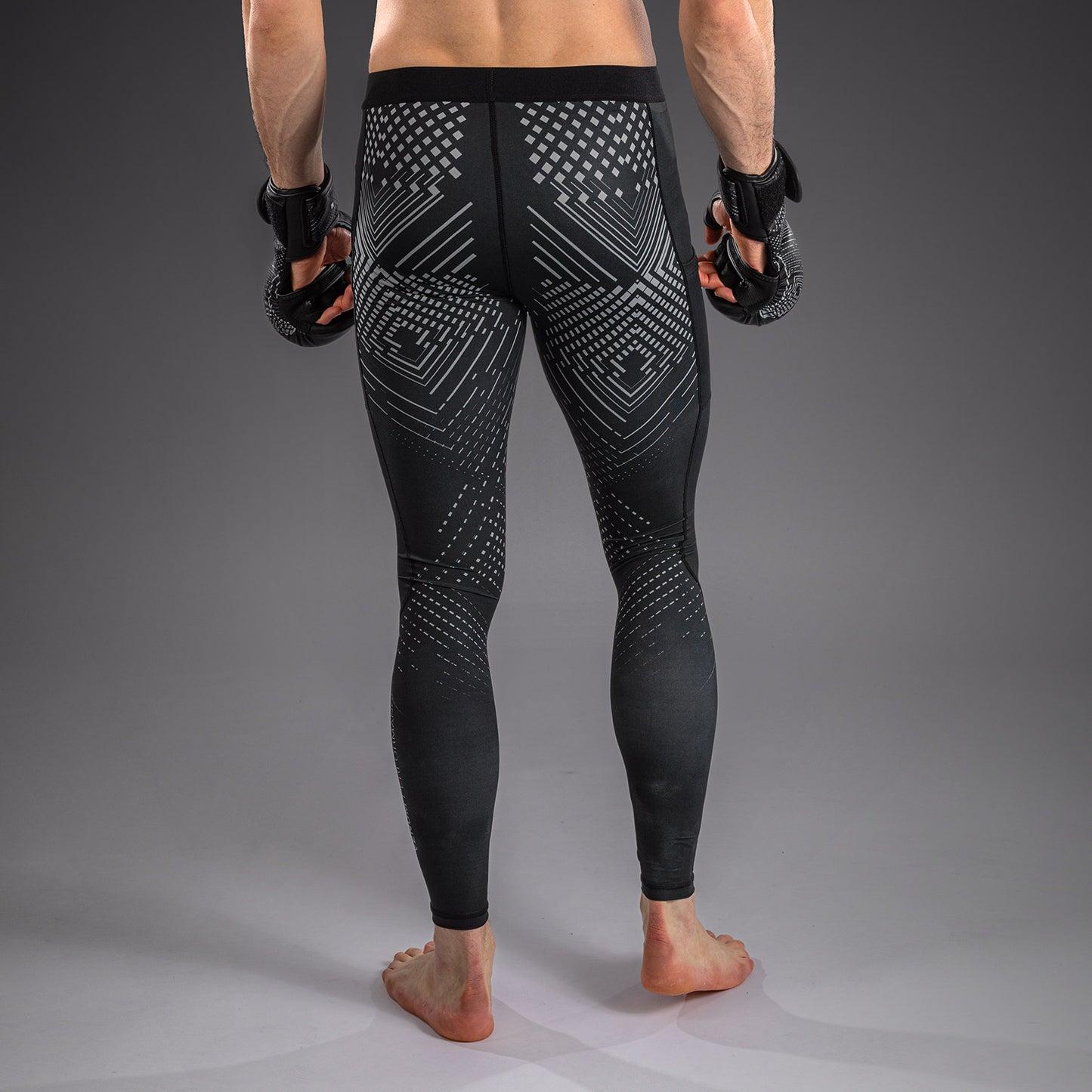 Venum Midnight Fury Spats – Mitternachtsblau/Grau/Silber