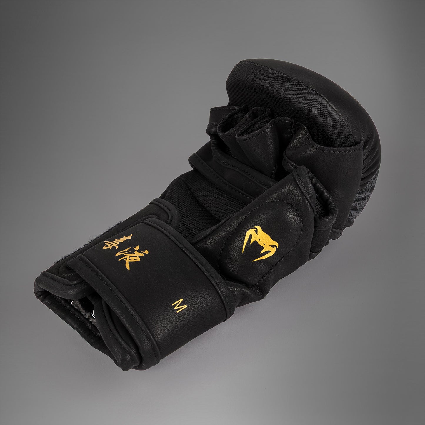 Venum Serpenti Sparring Handschuhe – Schwarz/Silber/Gold