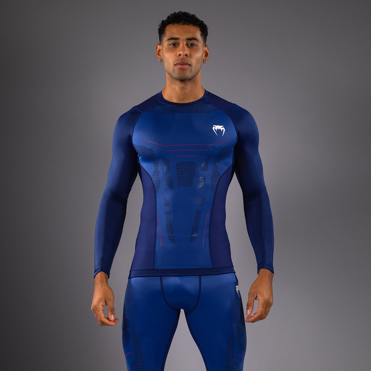 Venum Technical 3.0 Langarm Rashguard - Nachtblau