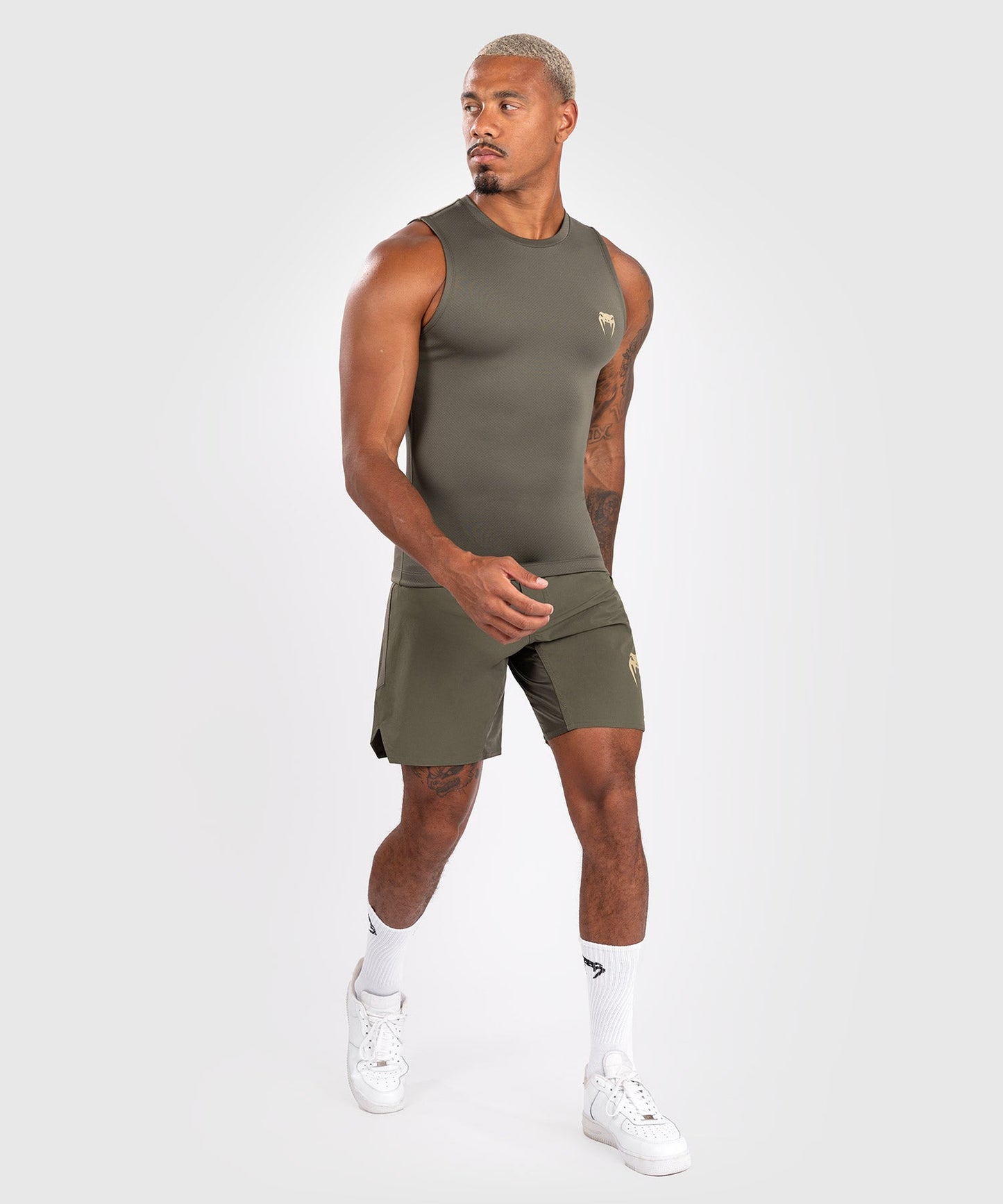 Venum Contender Herren Ärmelloser Rashguard - Khaki