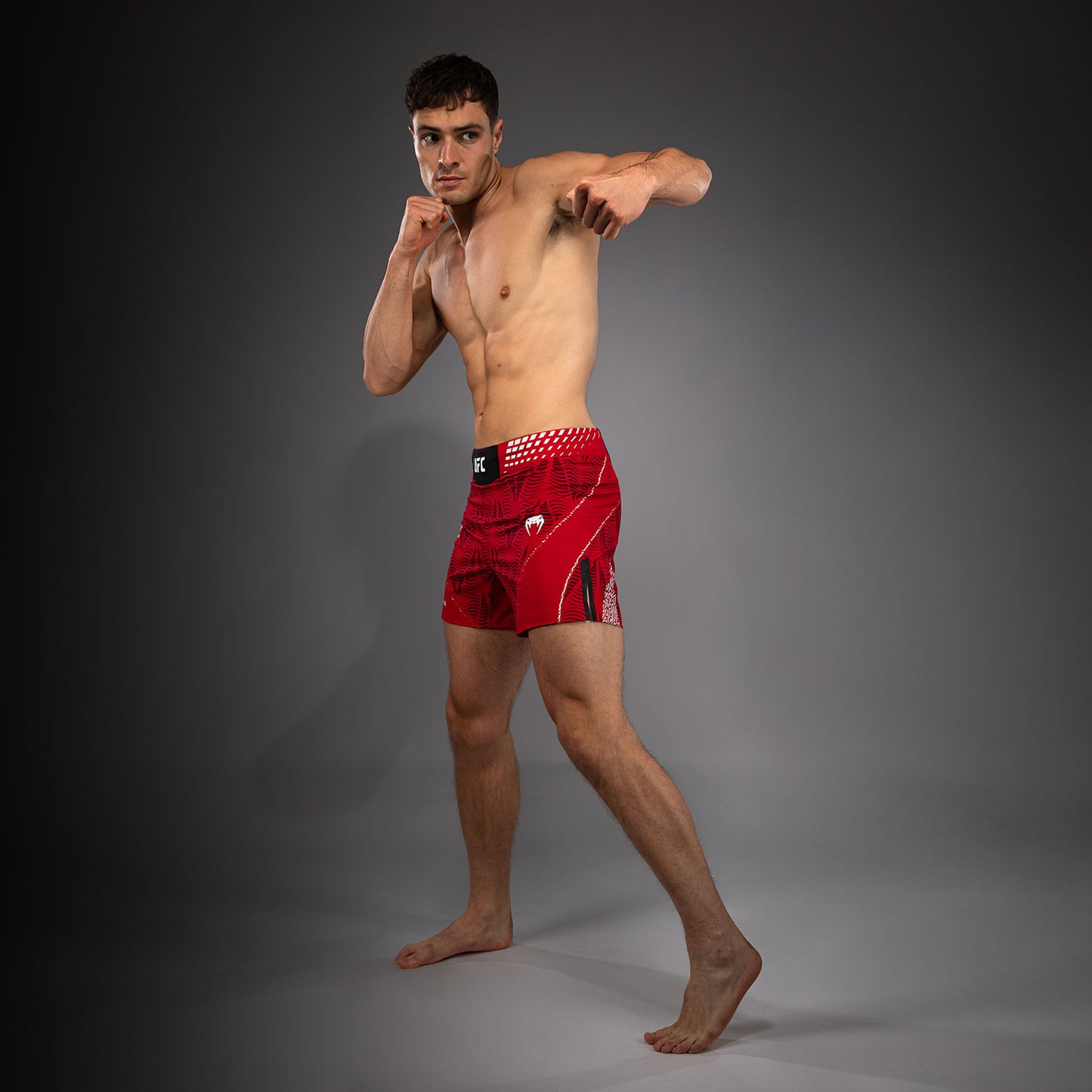 UFC Zenith by Venum Authentic Fight Night Kurze Passform Fight Short Herren - Rot