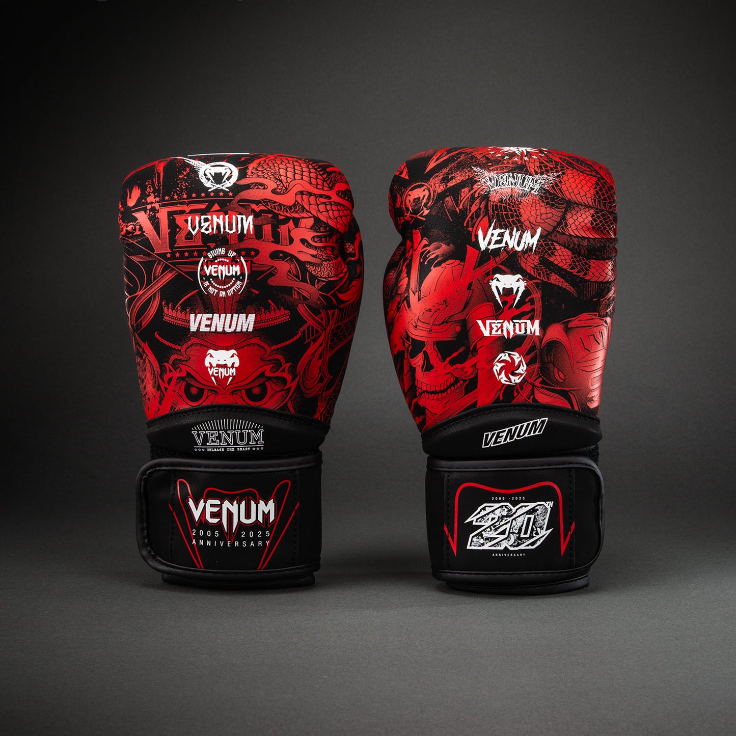Venum 20th Anniversary Boxhandschuhe - Schwarz/Rot