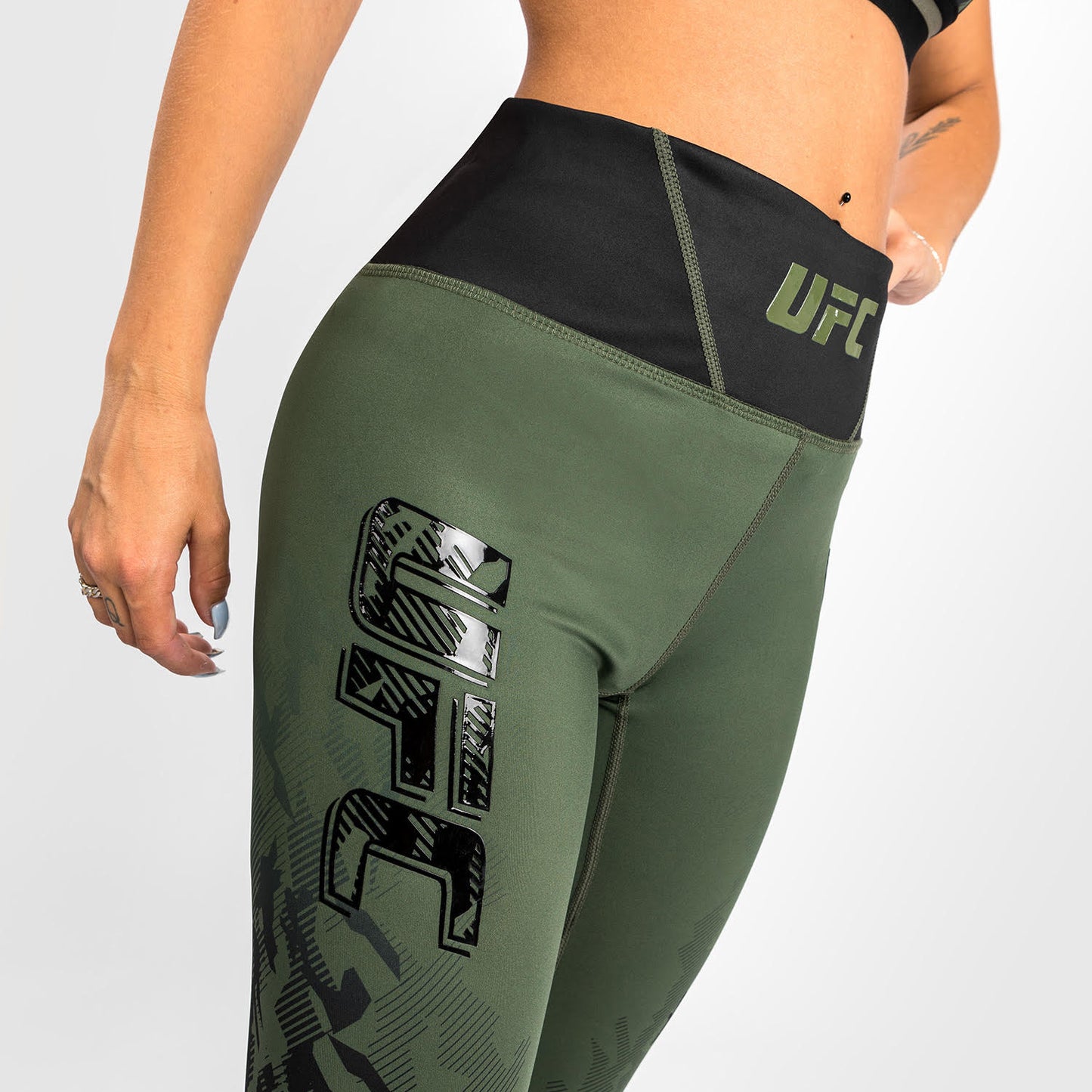 UFC Venum Authentic Fight Week Damen Performance Tight - Khaki
