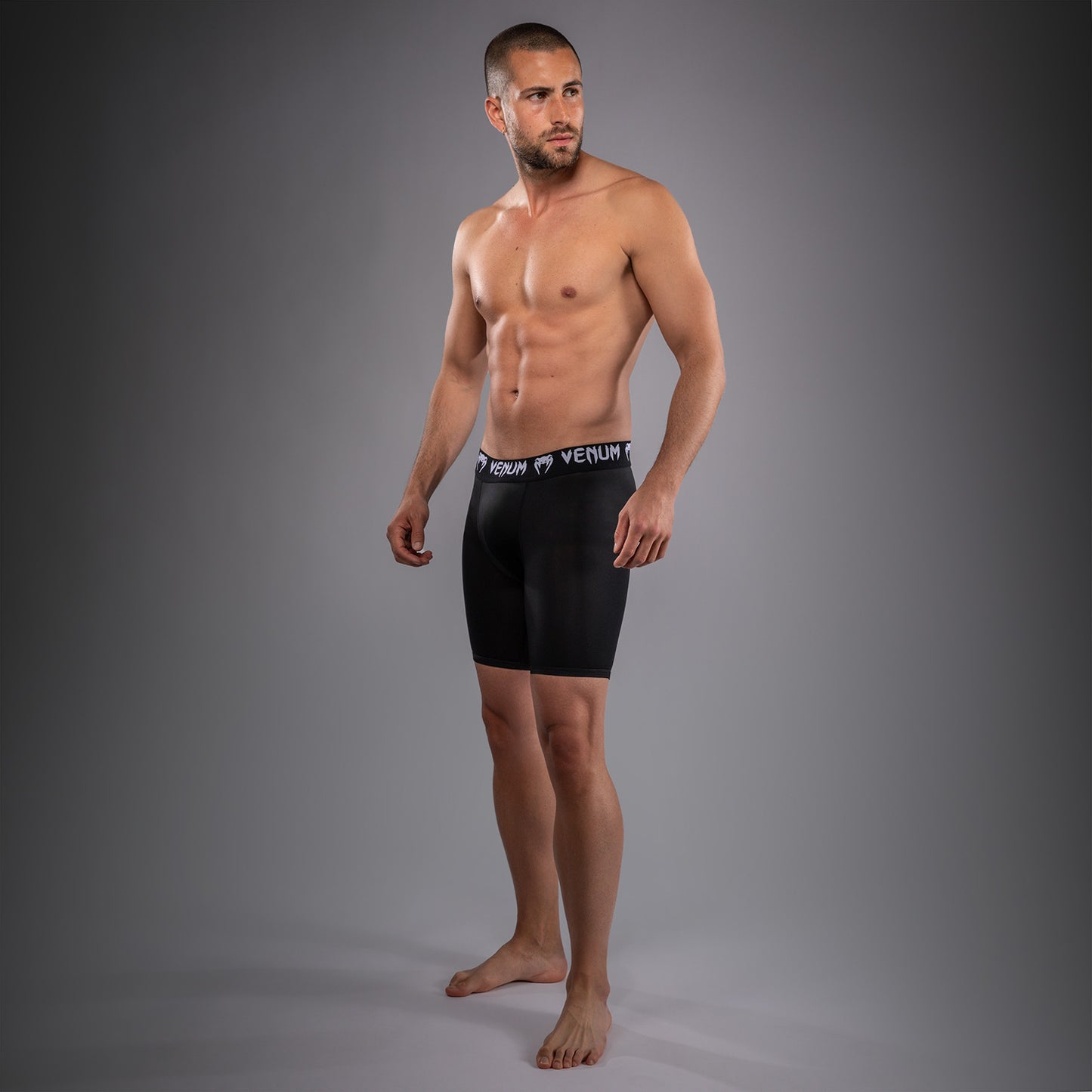Venum UFC Unity by Venum Authentic Fight Week Herren Funktions-Kompressionsshorts - Schwarz