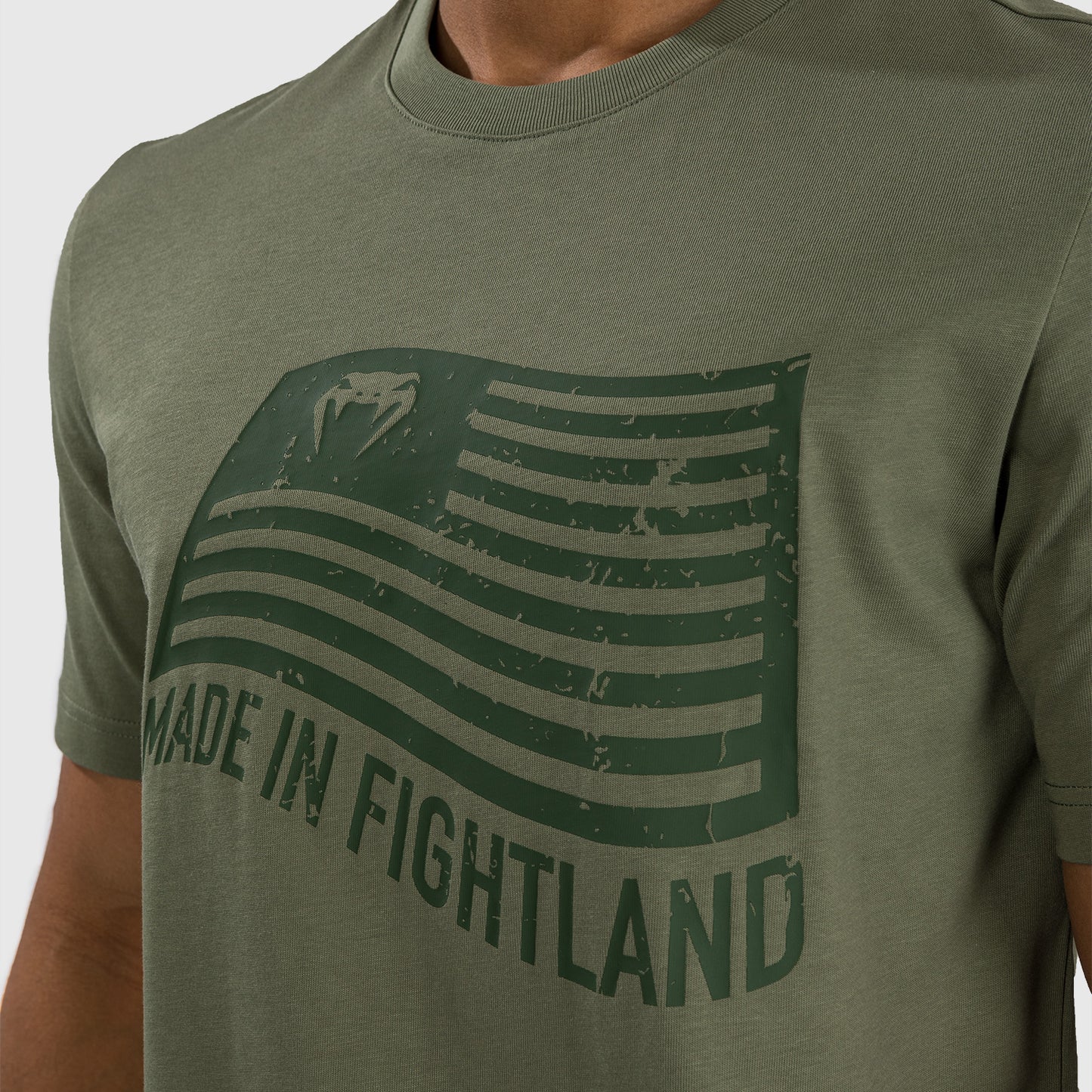Venum Made in Fightland T-Shirt - Khaki