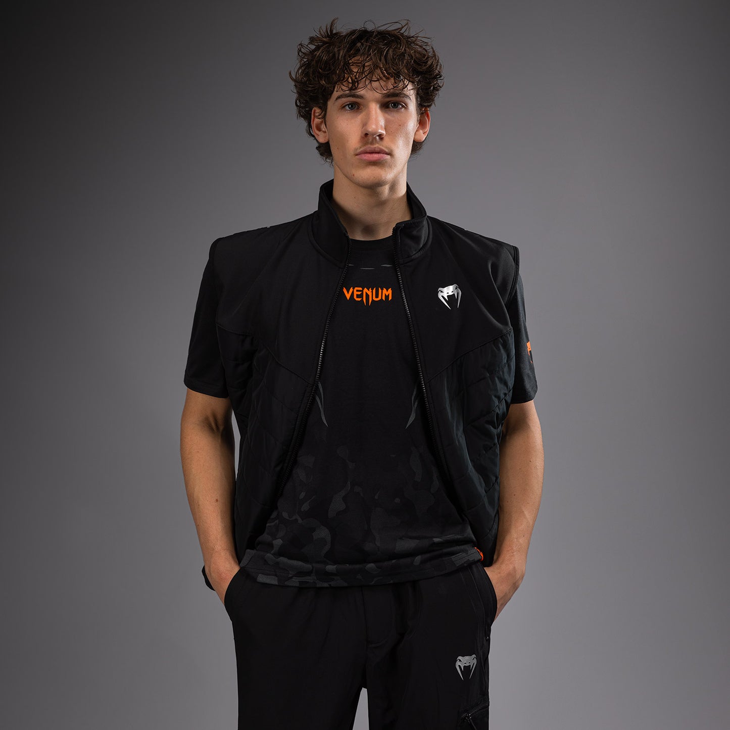 Venum Paddock Softshell Jacke Kurzarm - Schwarz