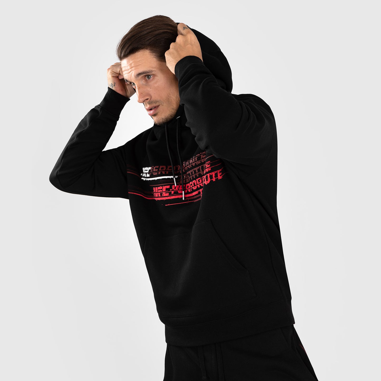 UFC Venum Performance Institute 2.0 Hoodie für Männer - Schwarz/Rot