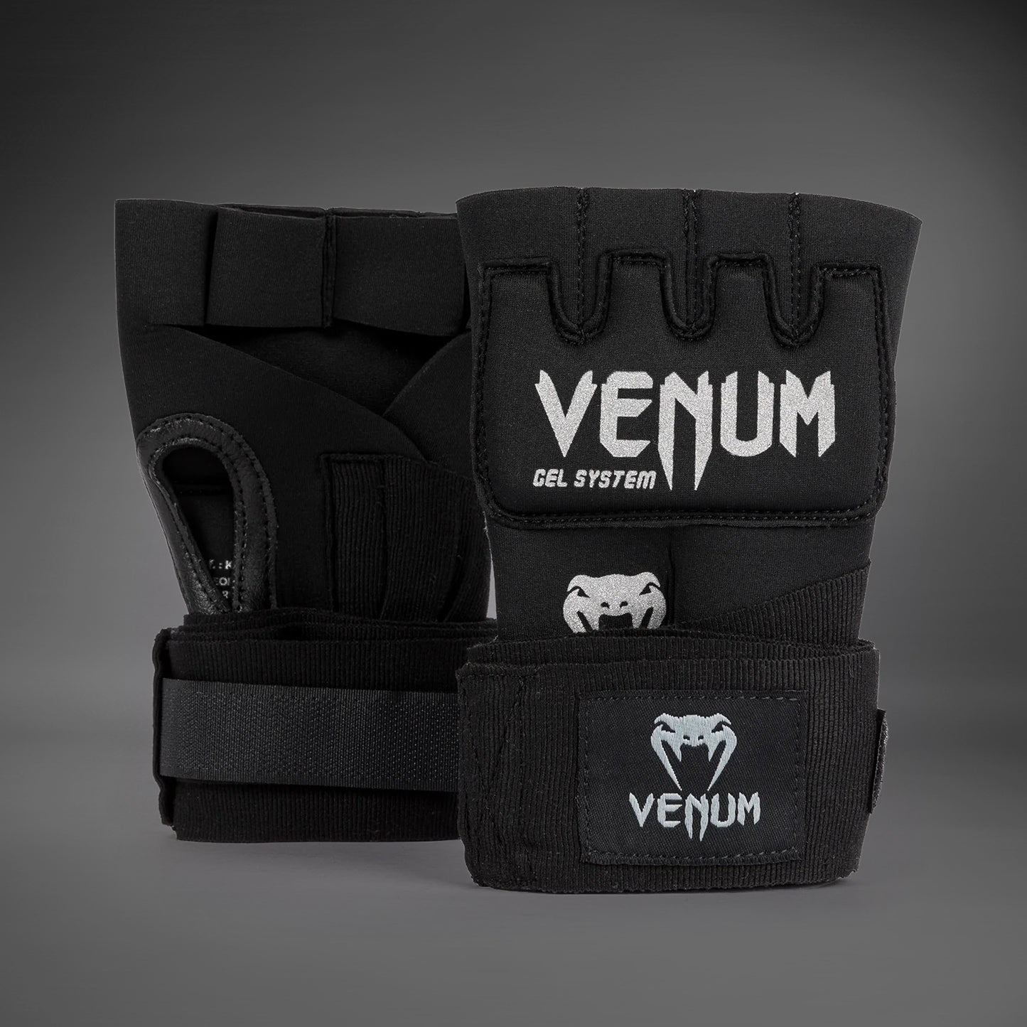 Venum Gel Kontact Quick Wraps - Schwarz/Silber