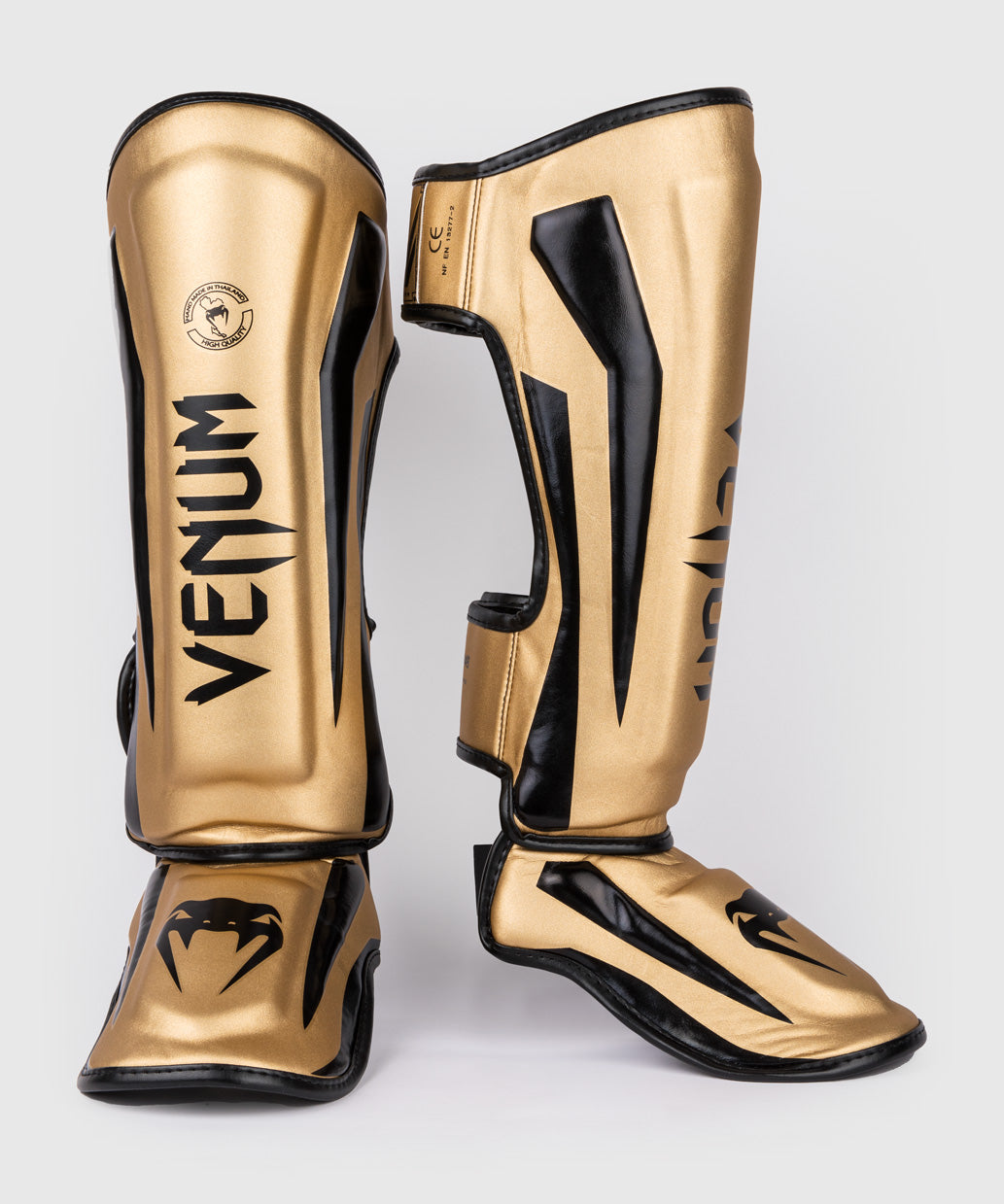 Venum Elite Standup Schienbeinschoner - Gold/Schwarz