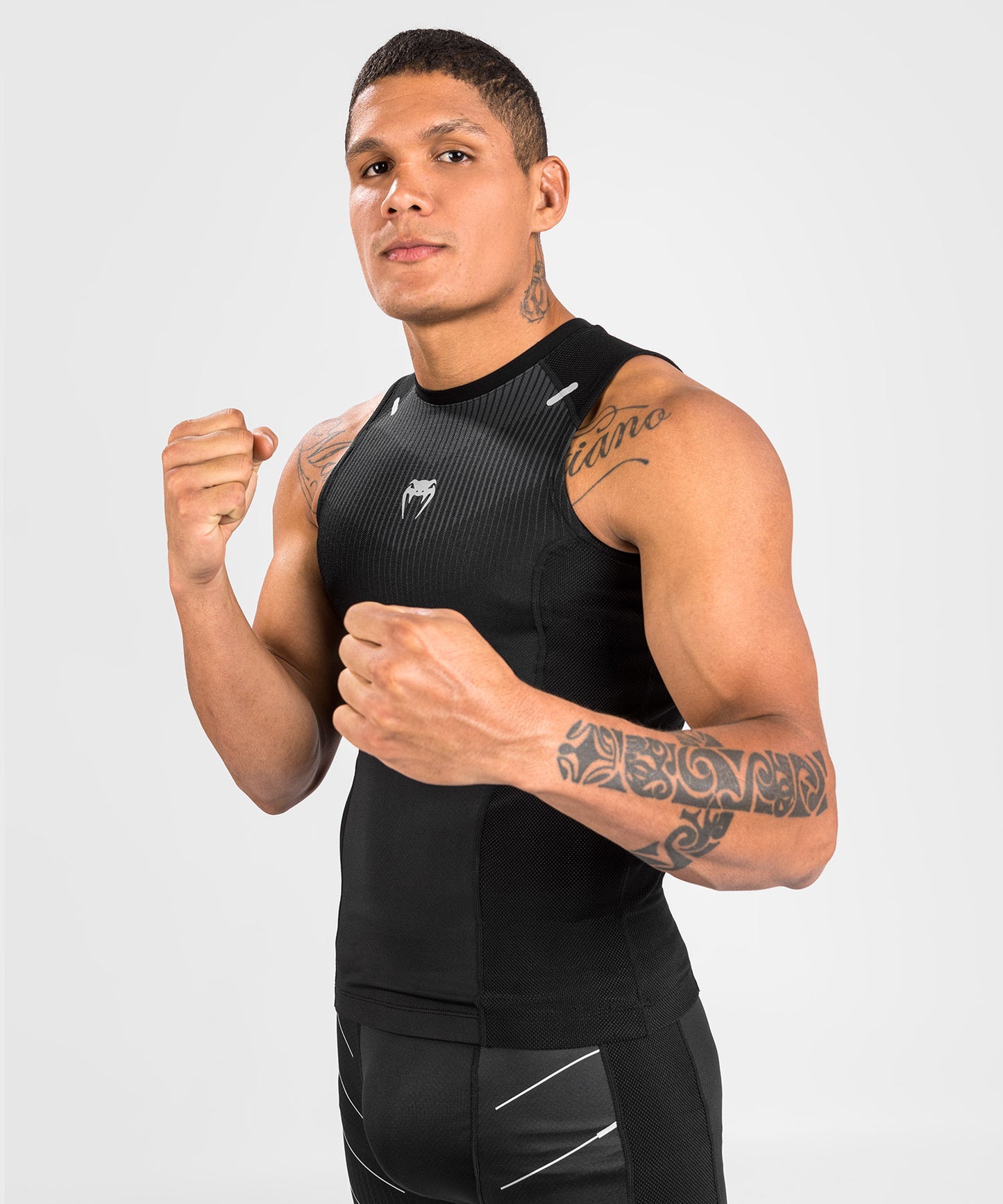 Venum Rashguard Sleeveless Biomecha - Schwarz/Grau