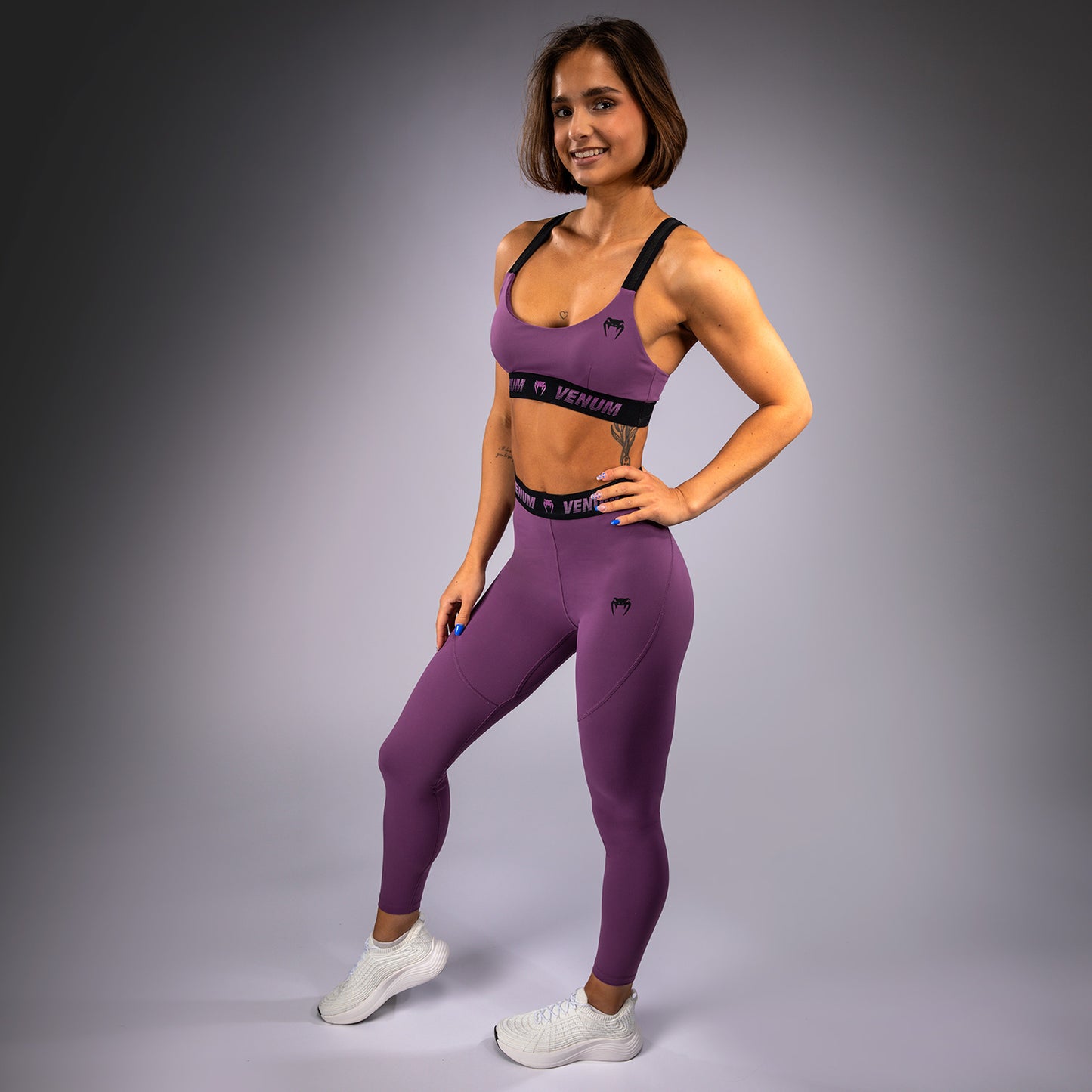 Venum Elevate Sport-BH für Frauen - Dusky Orchid