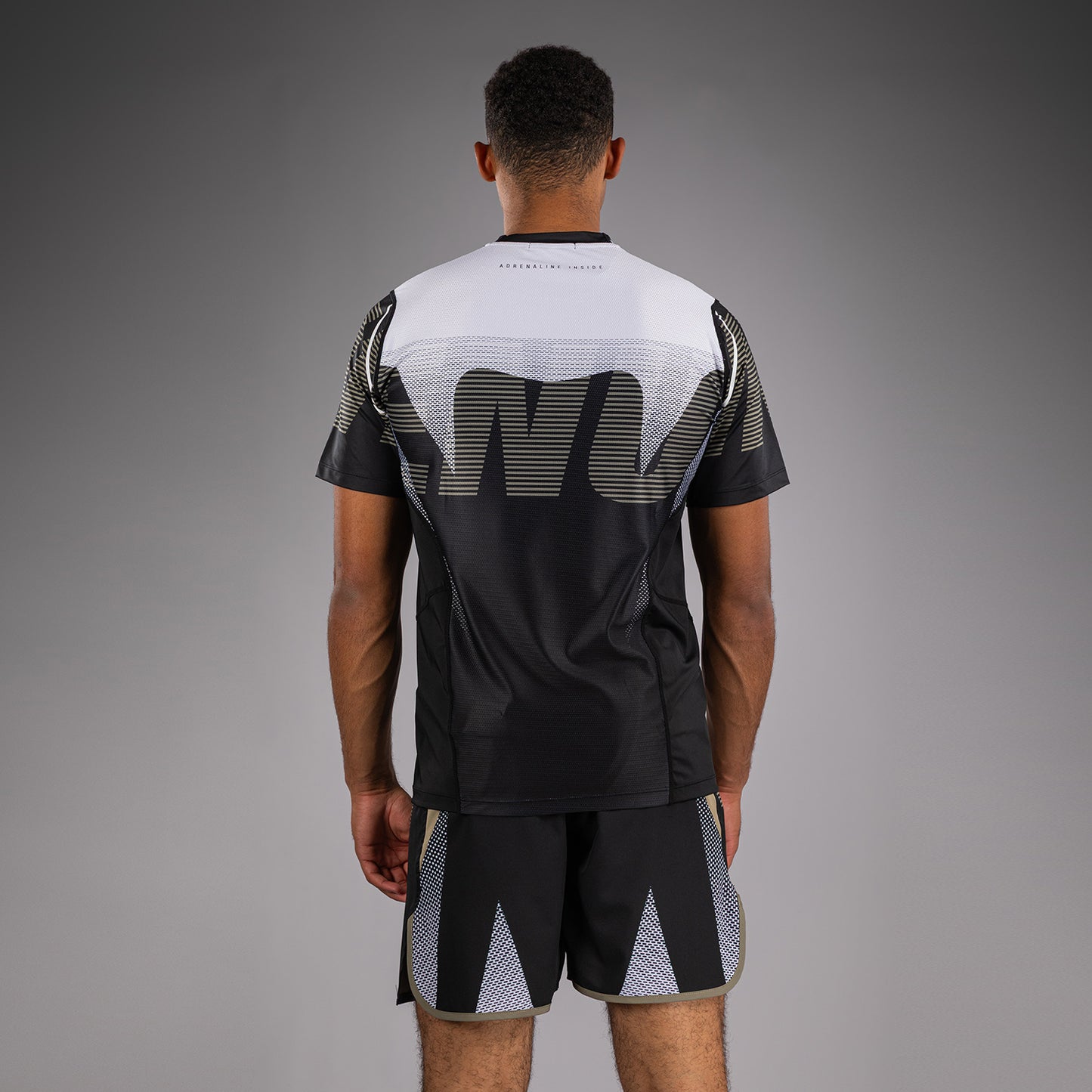 Venum Adrenaline Dry Tech T-Shirt – Schwarz/Sand