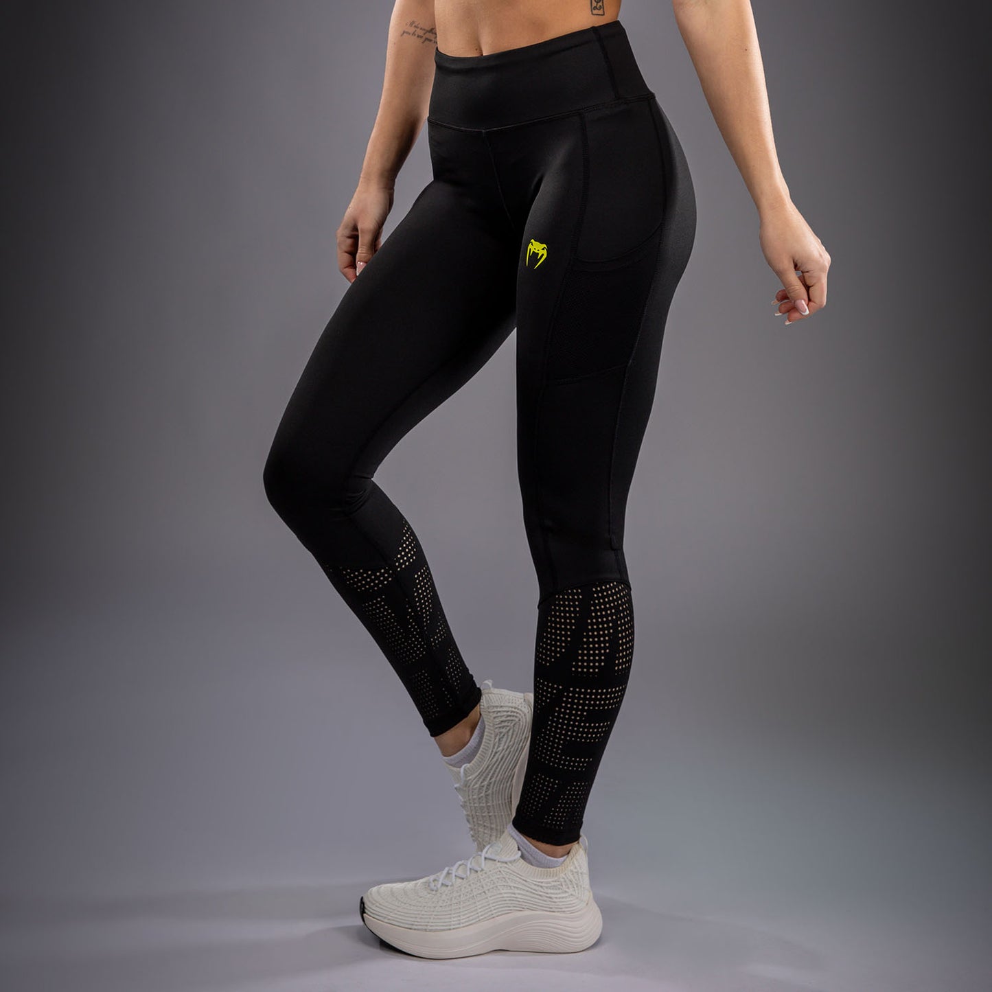 Venum Lazer Leggings Für Damen - Schwarz/Gelb