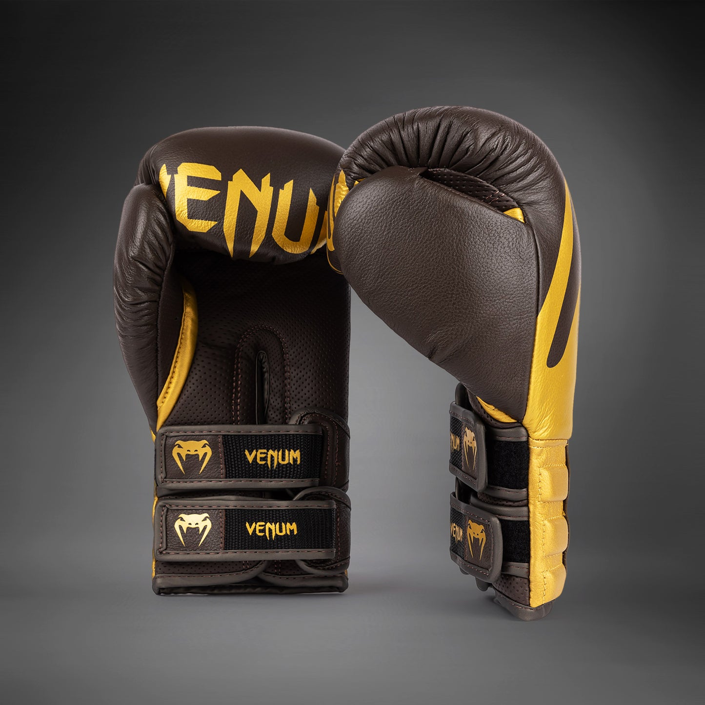 Venum Reverso Boxhandschuhe - Schokolade/Gold