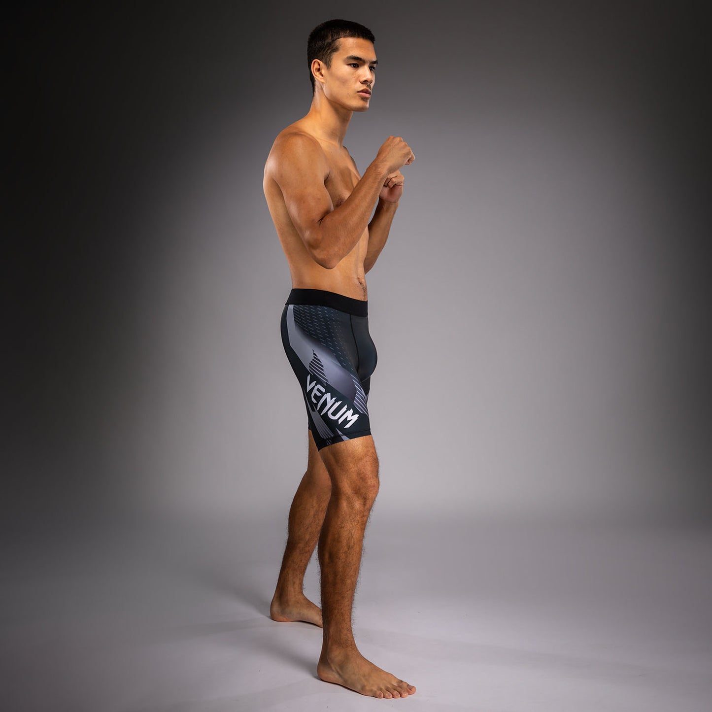 Venum No-Gi 6.0 Kompressionsshort - Schwarz/Weiß