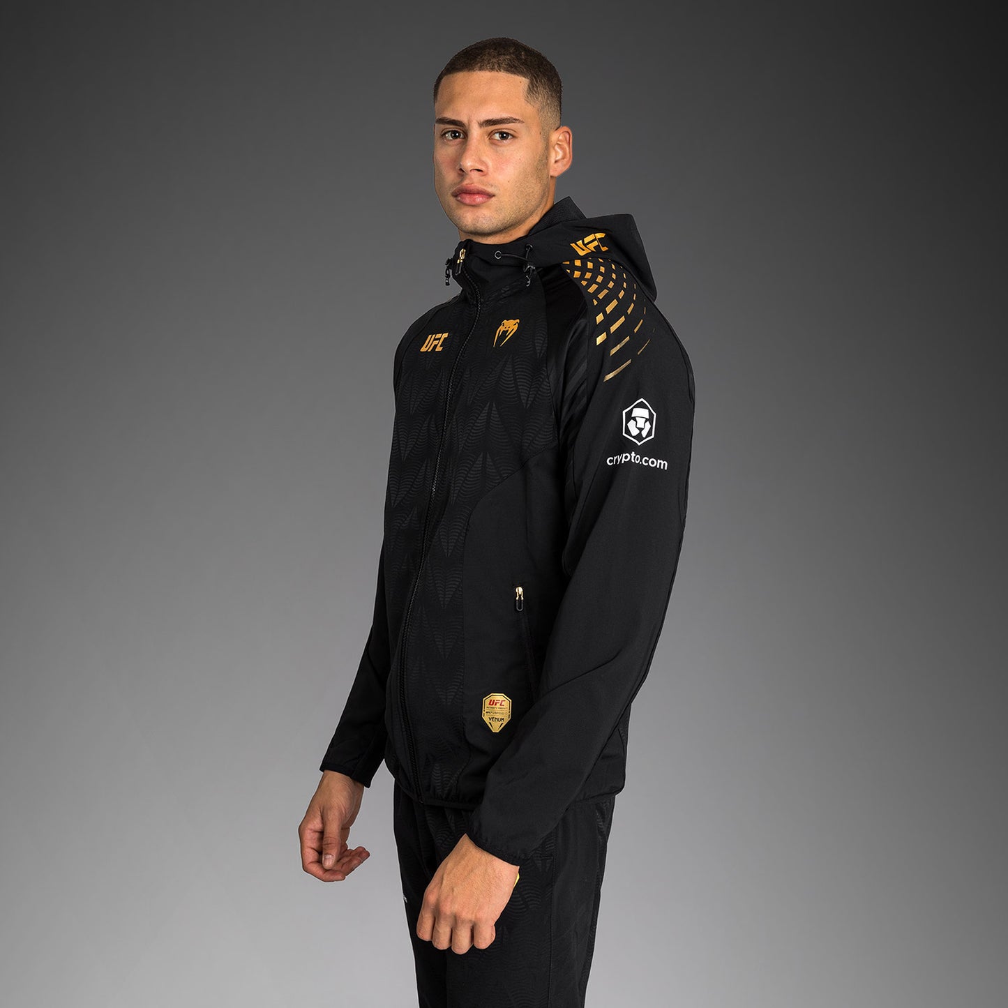 UFC Zenith by Venum Authentic Fight Night Kapuzenjacke Herren Personalisiert - Champion